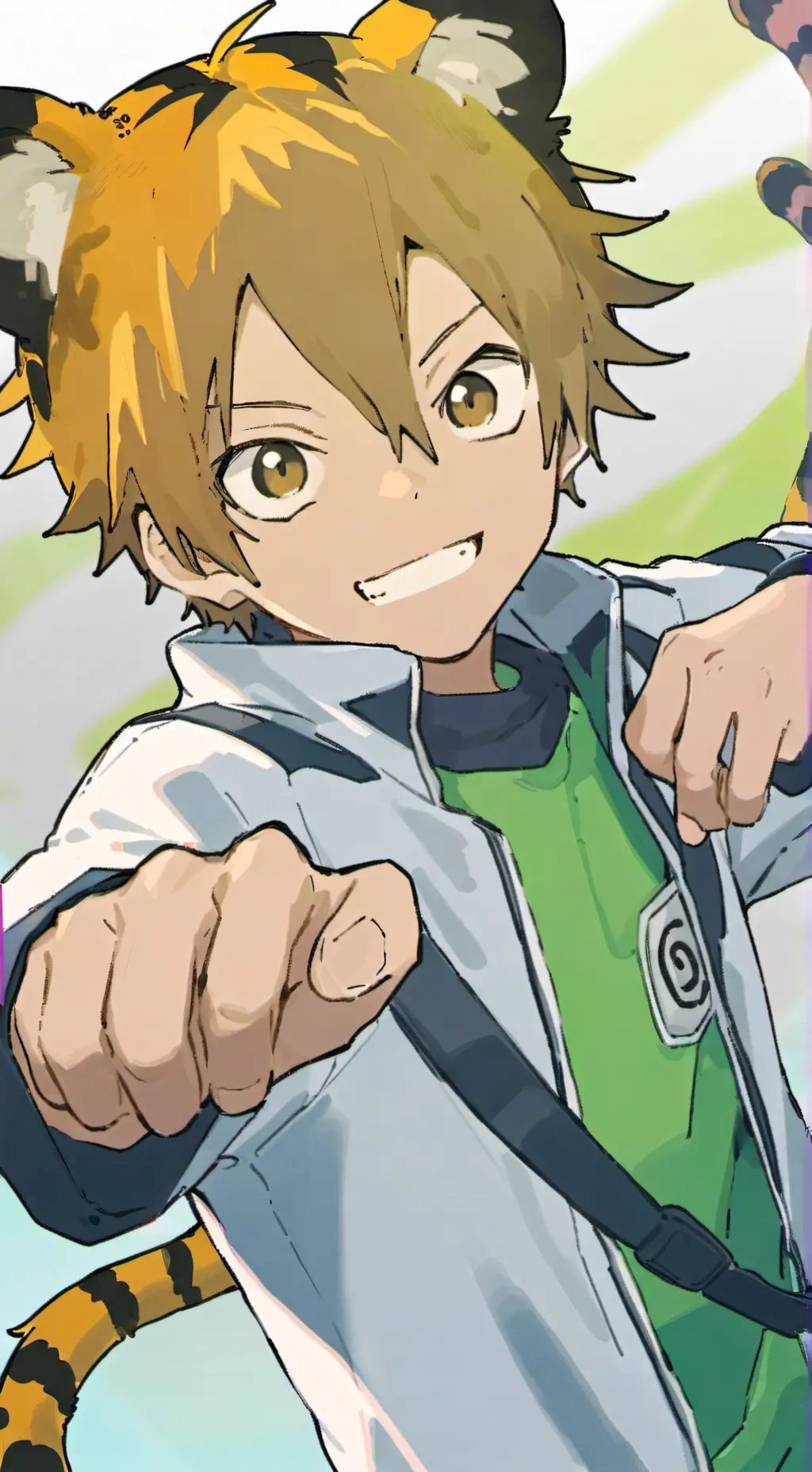 ai character: Tiger Spirit Whiskers background