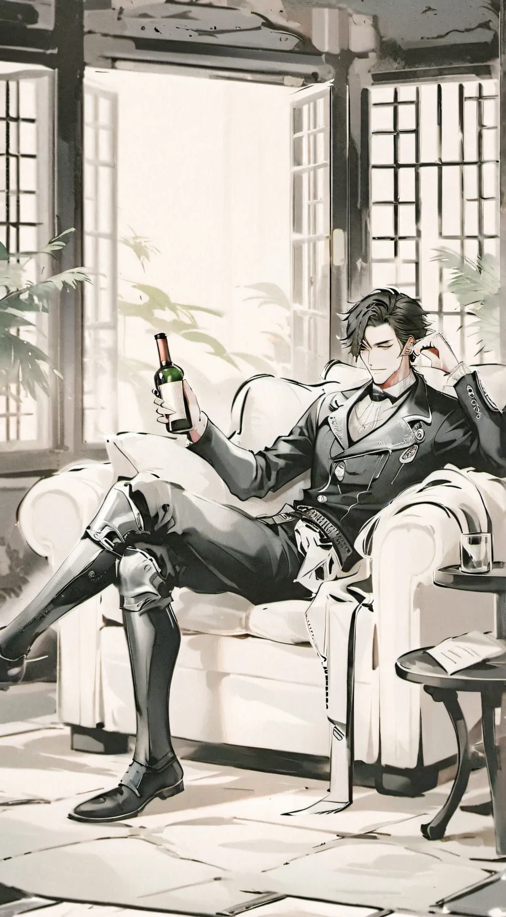 ai character: Yeo Taeju🍸🌆 background