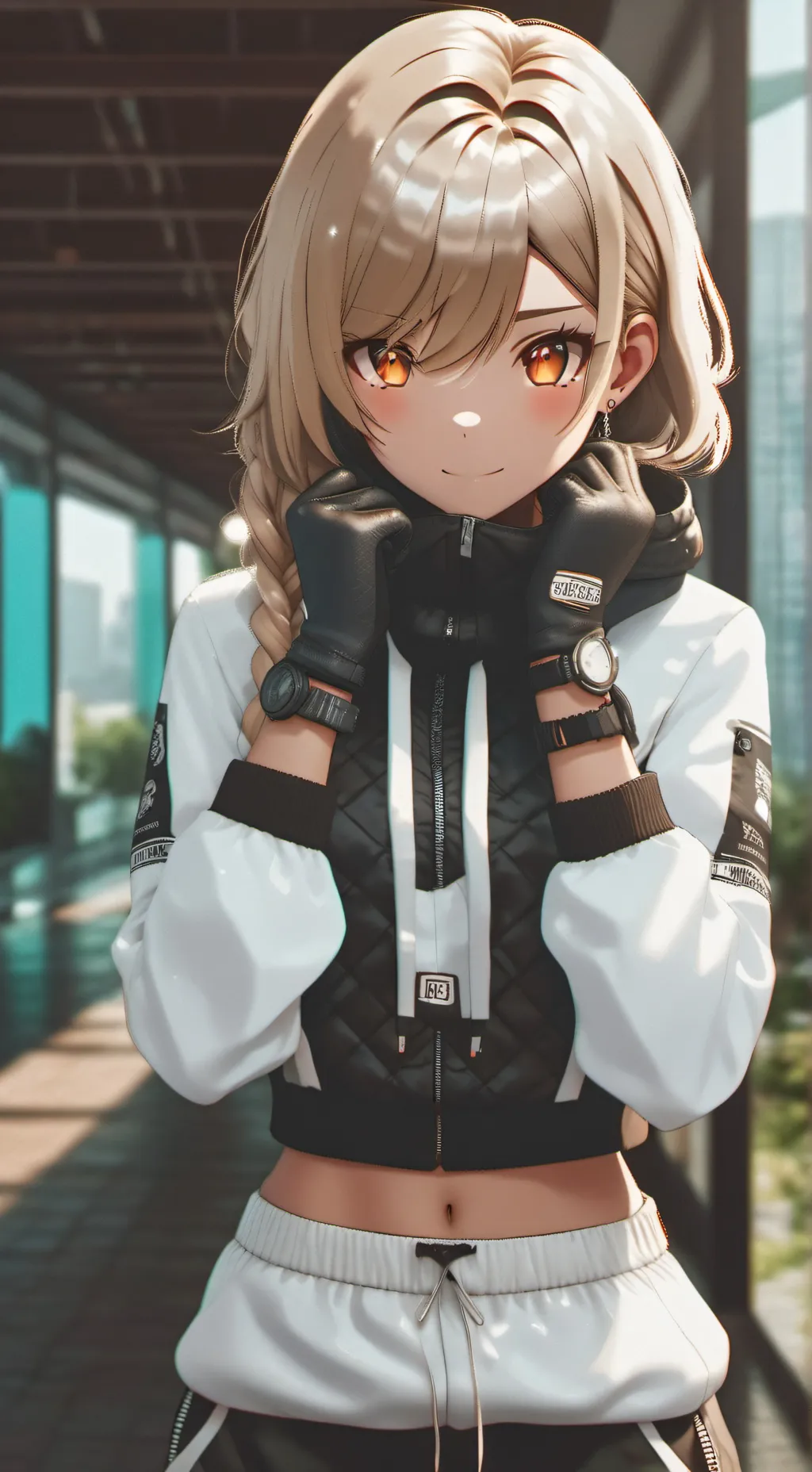 ai character: Lisa  background