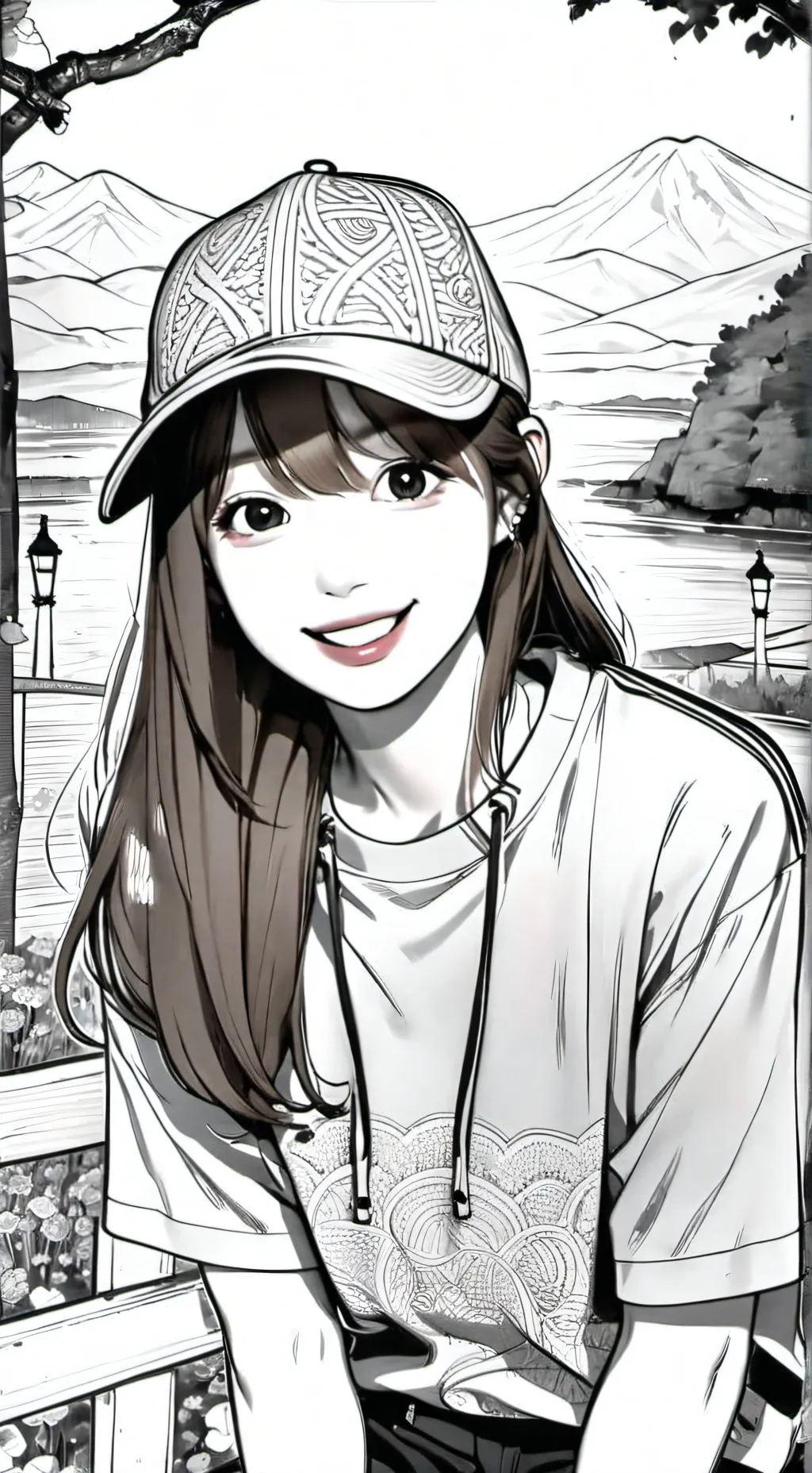 ai character: 🎀💐Lisa💐🎀 background