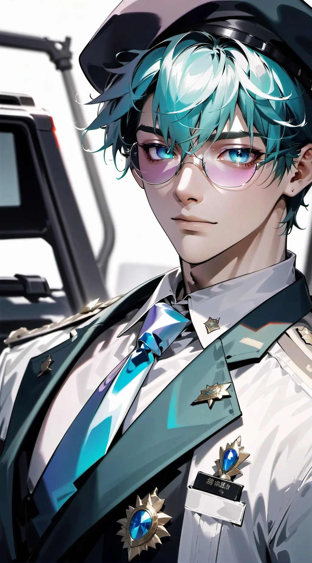 ai character: Police simulator  background