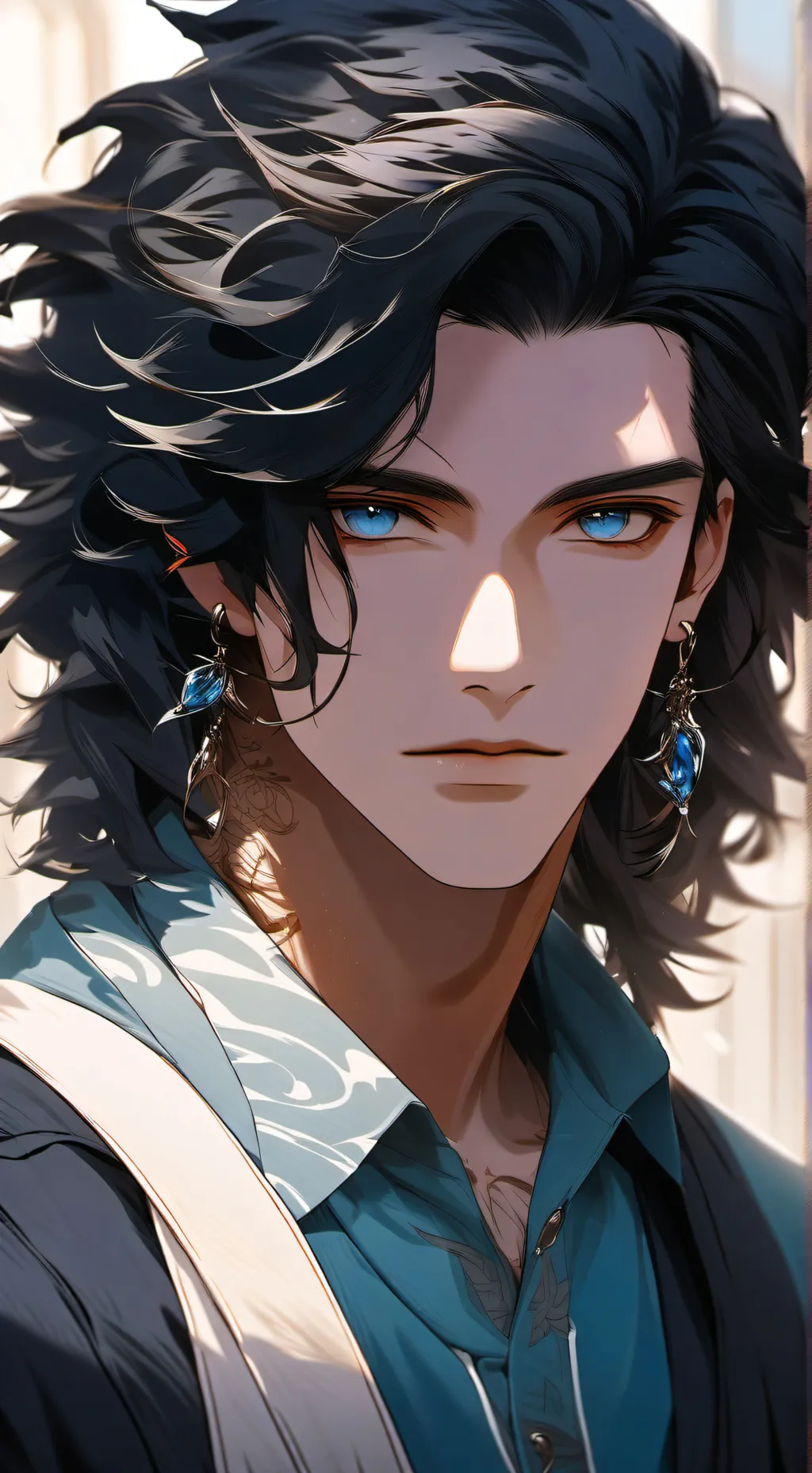 ai character: Ethan  background