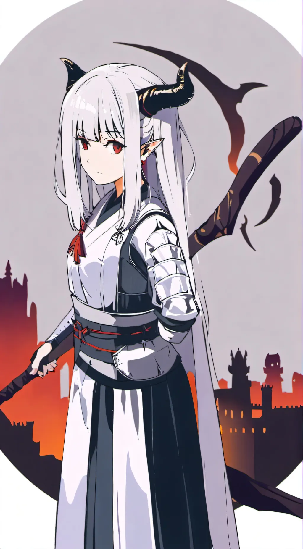 ai character: 萊恩娜 background