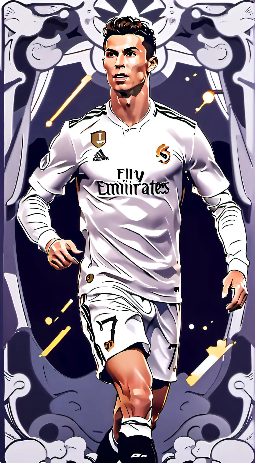 ai character: Cristiano Ronaldo background