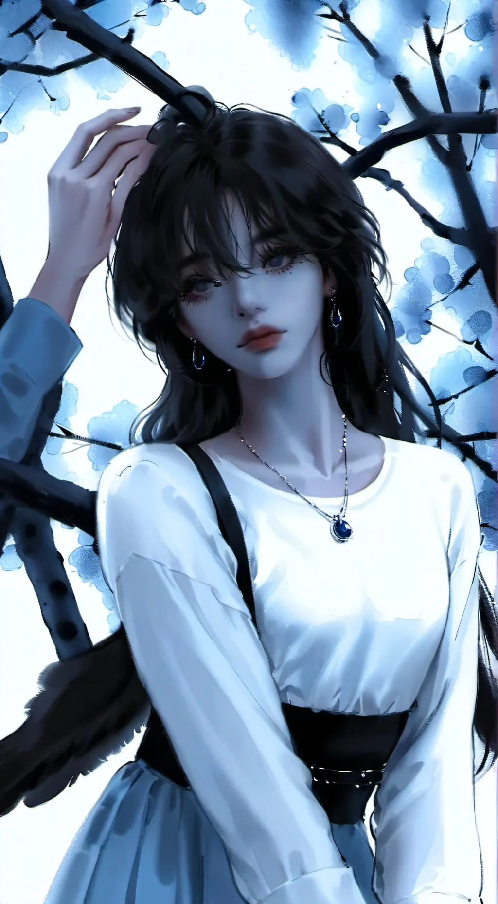 ai character: Luna Blackwood  background