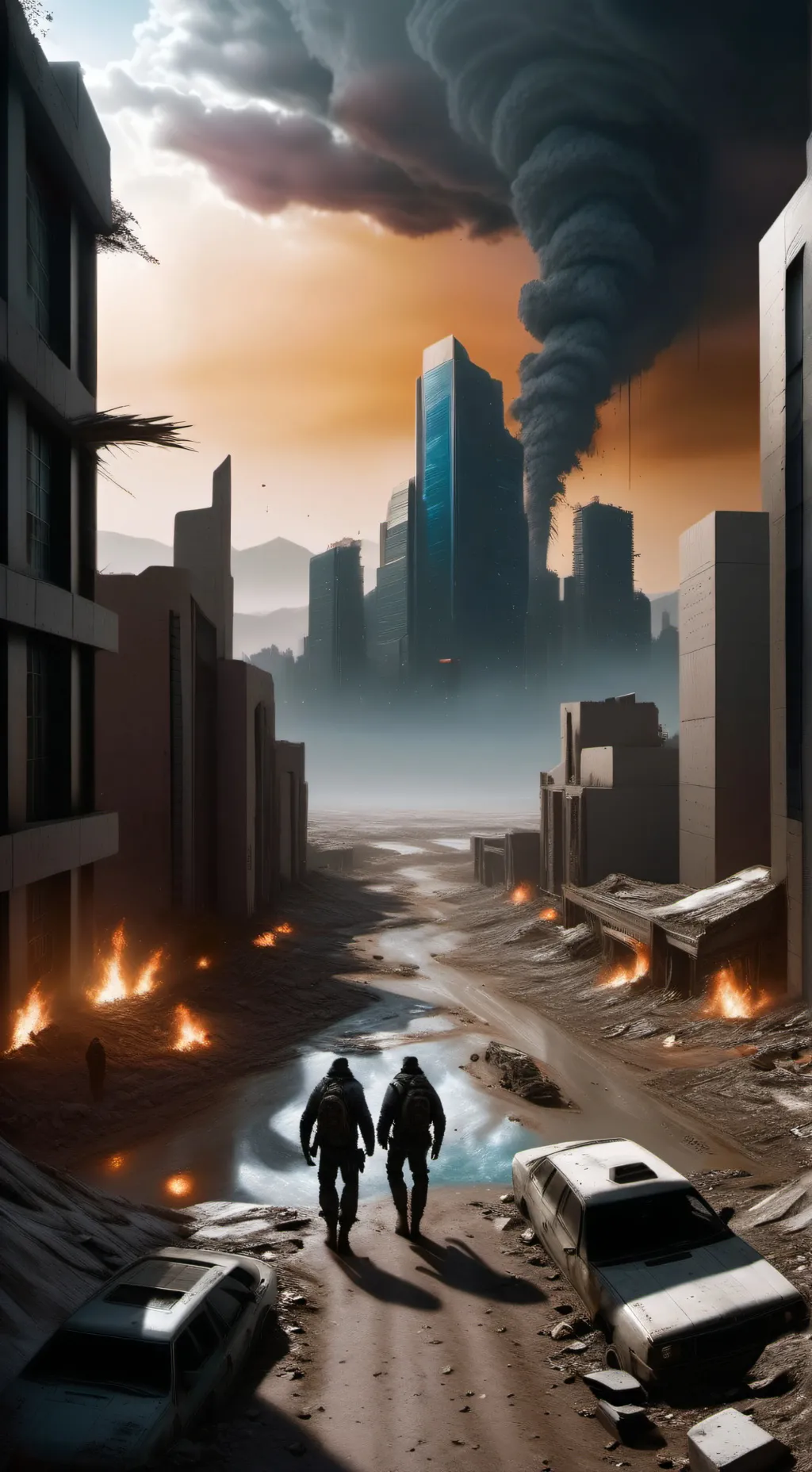 ai character: the end  background