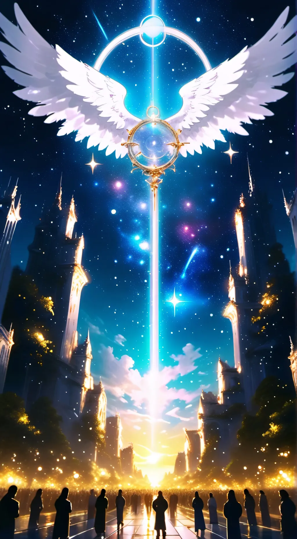 ai character: HH Heaven background