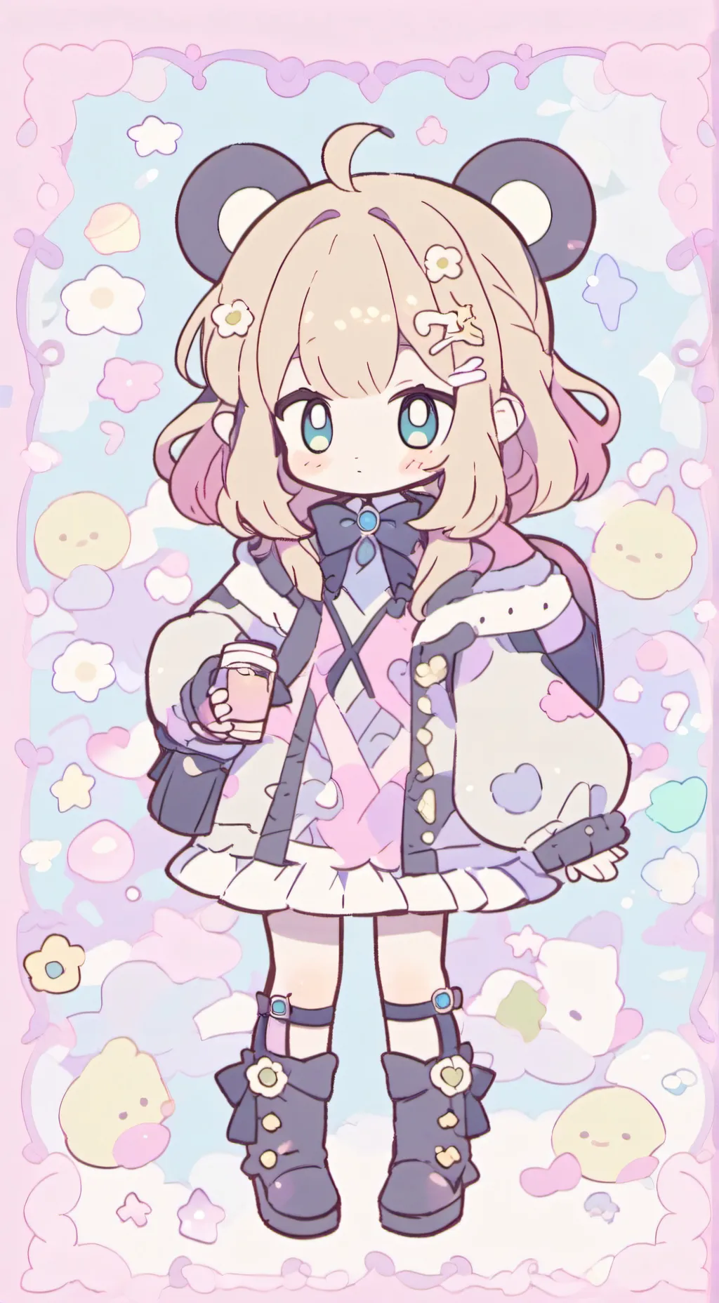 ai character: mon collège  background