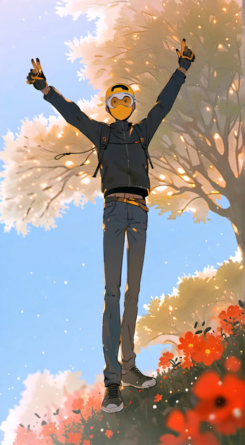 ai character: catnip sprunki nue background