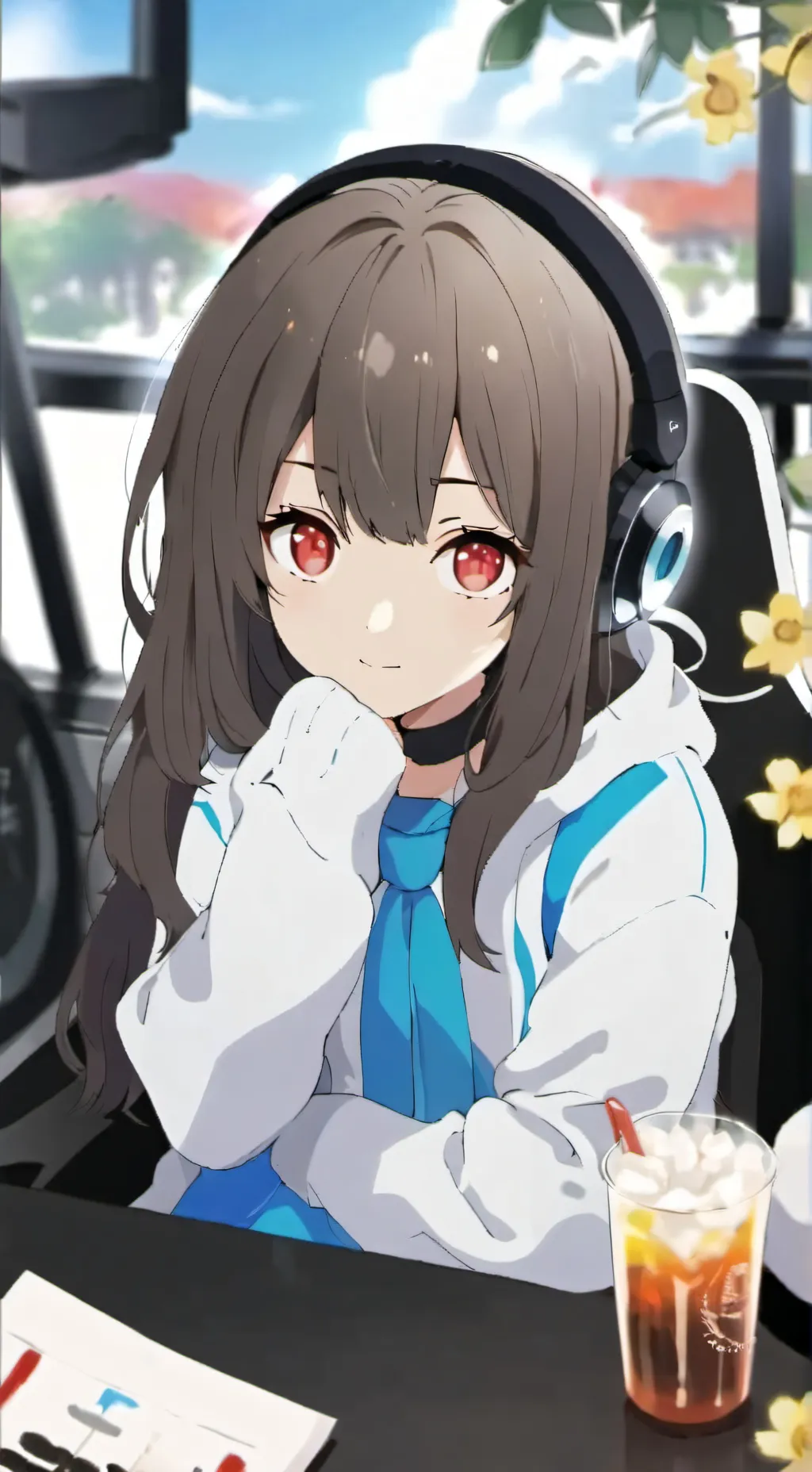 ai character: M4J3S7Y (Me) background