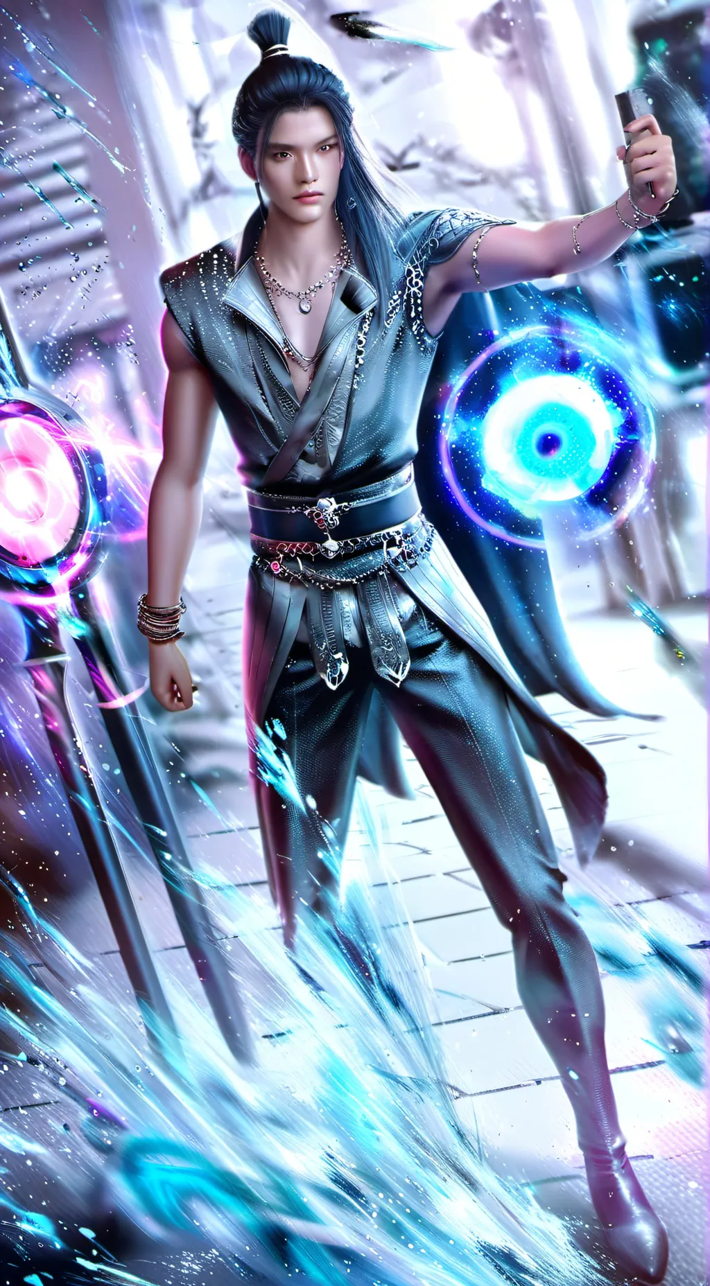 ai character: Фел background