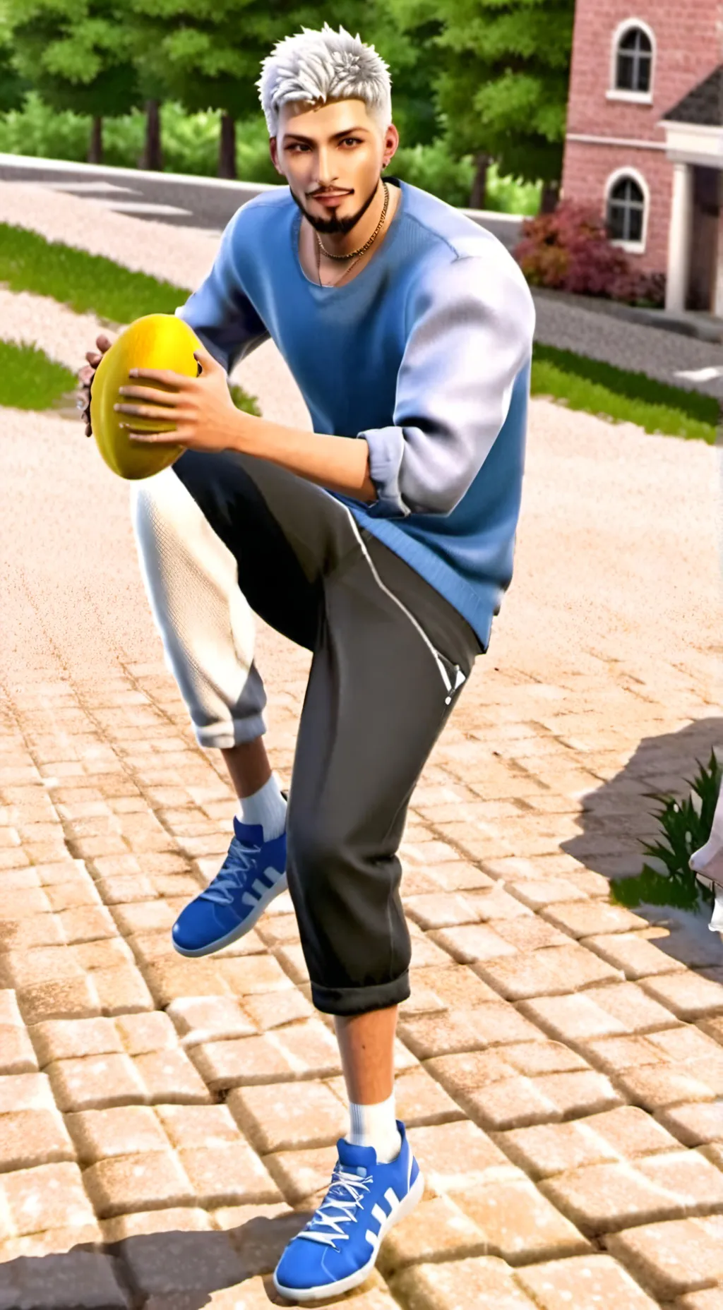 ai character: baby sitter background