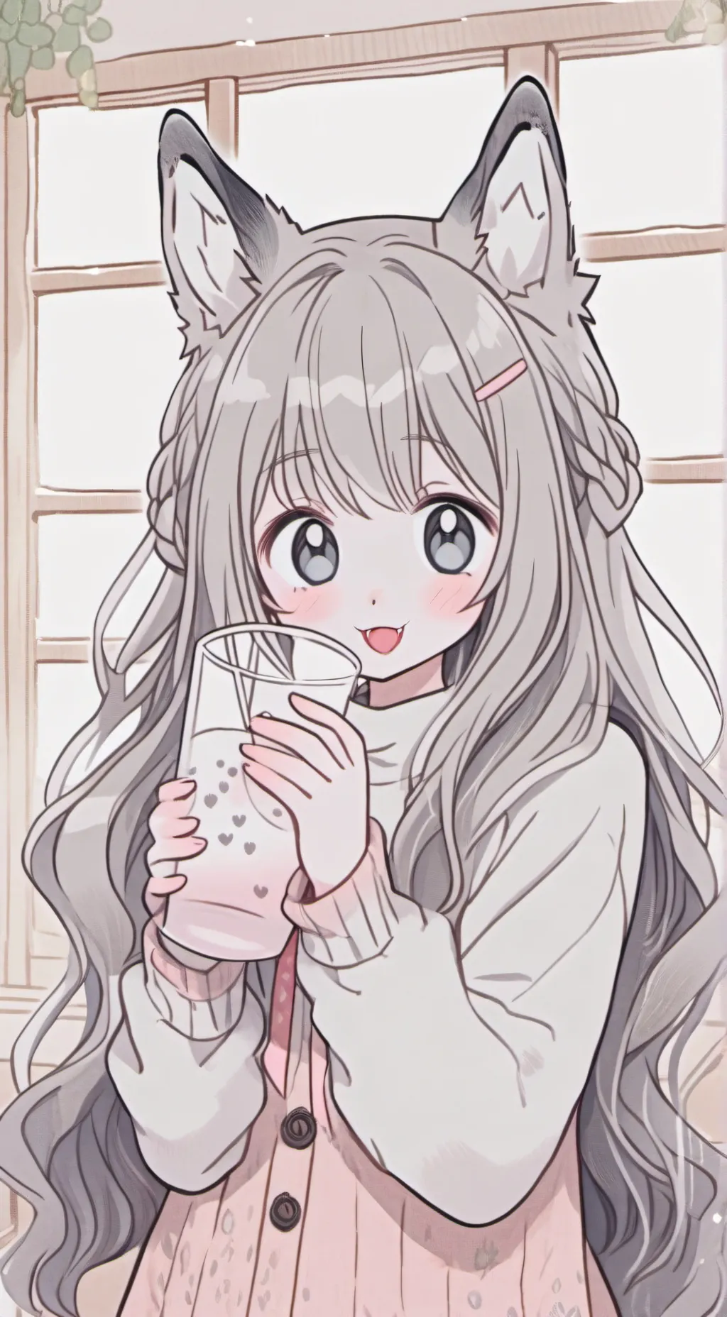 ai character: Spirit Wolfa background