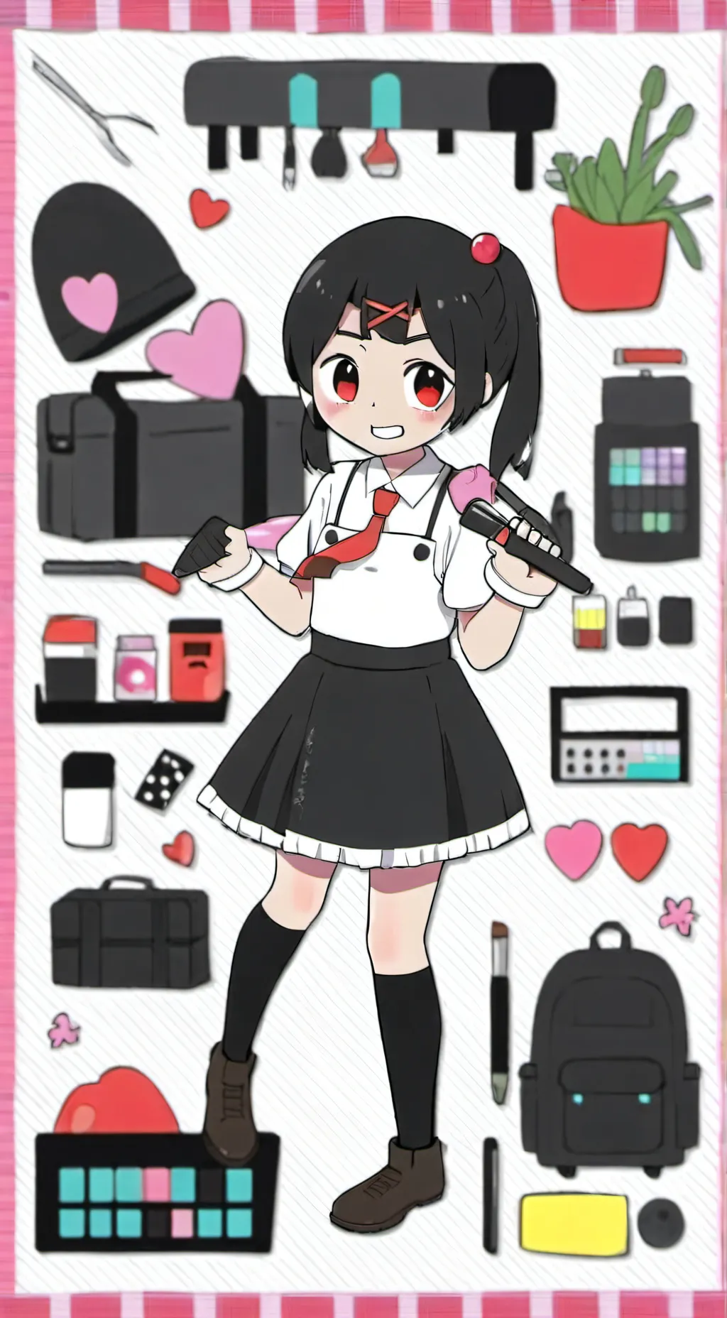 ai character: Cosmo yandere background