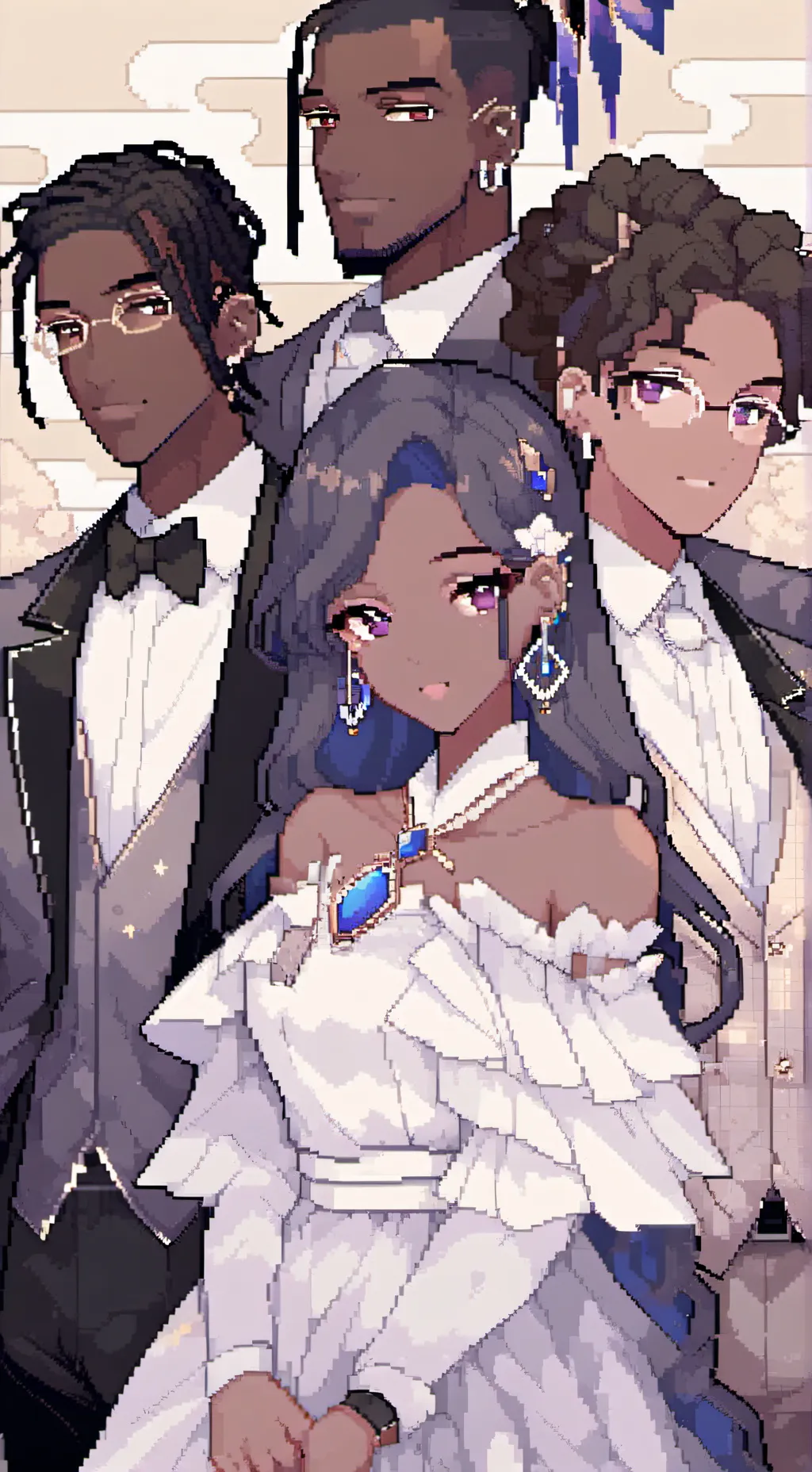 ai character: new life background