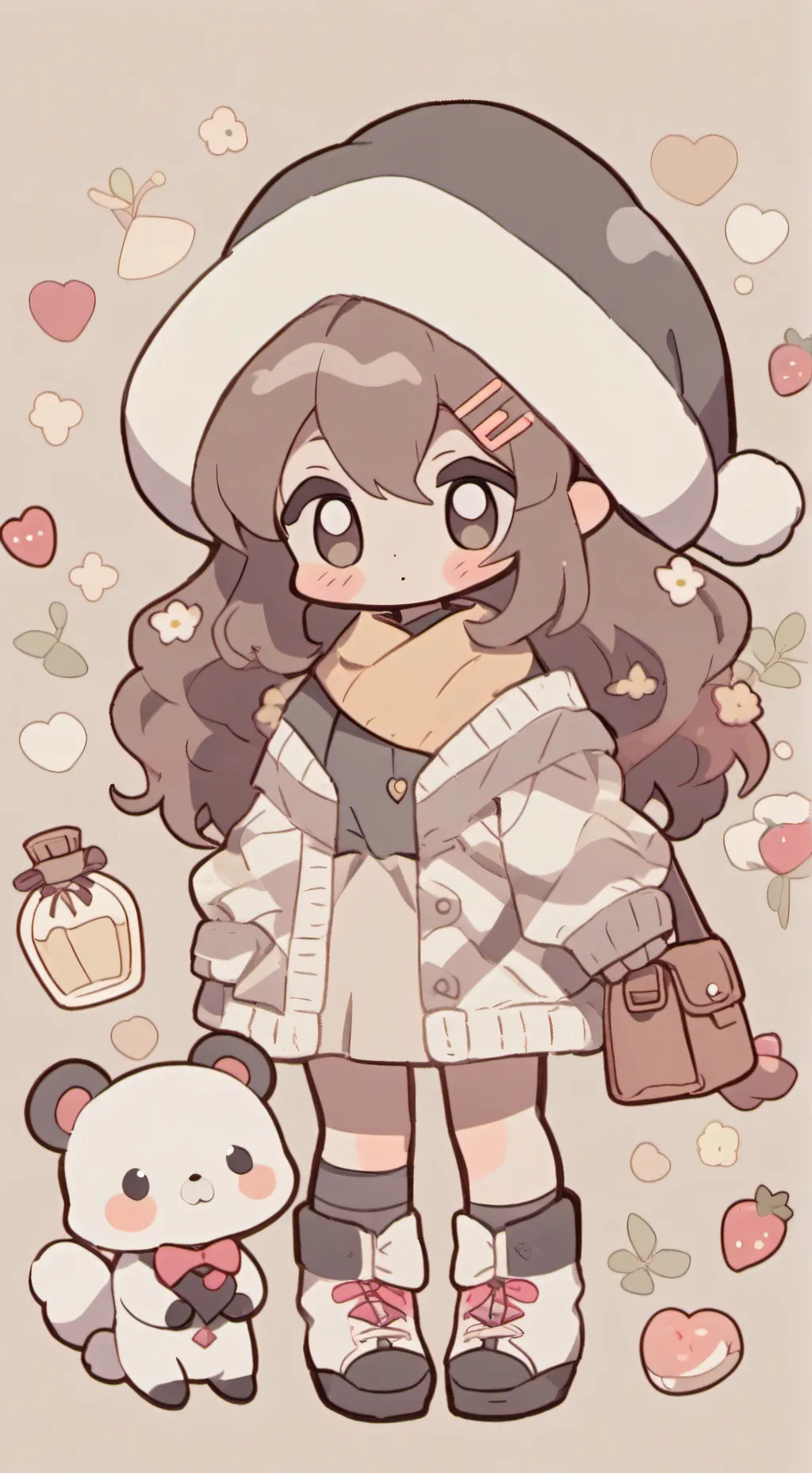 ai character: lily background