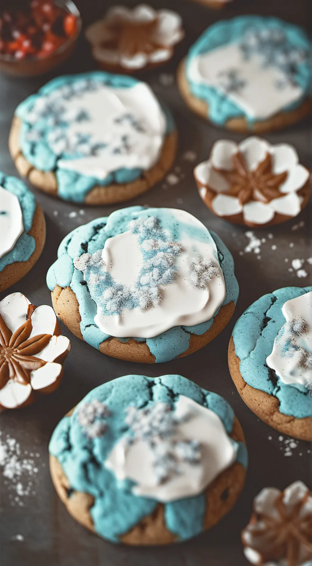 ai character: Shadow milk cookie background