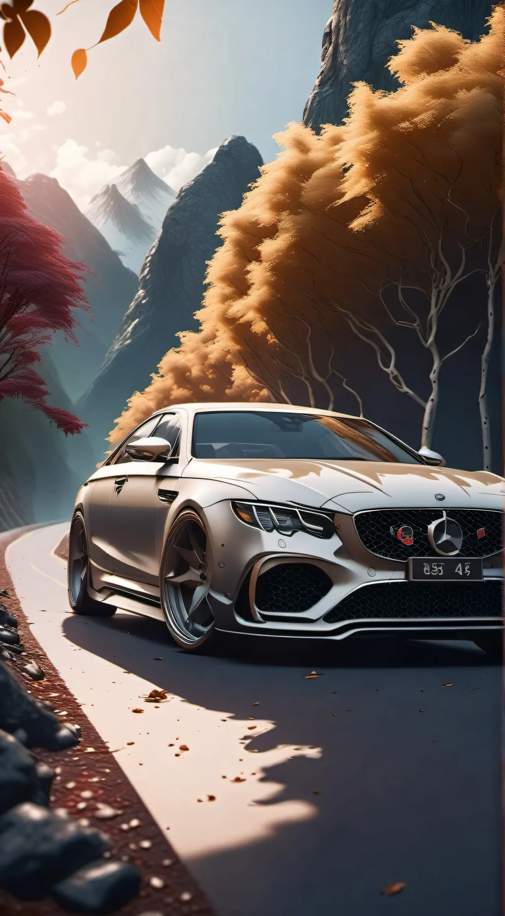 ai character: HH/HB Car trip  background