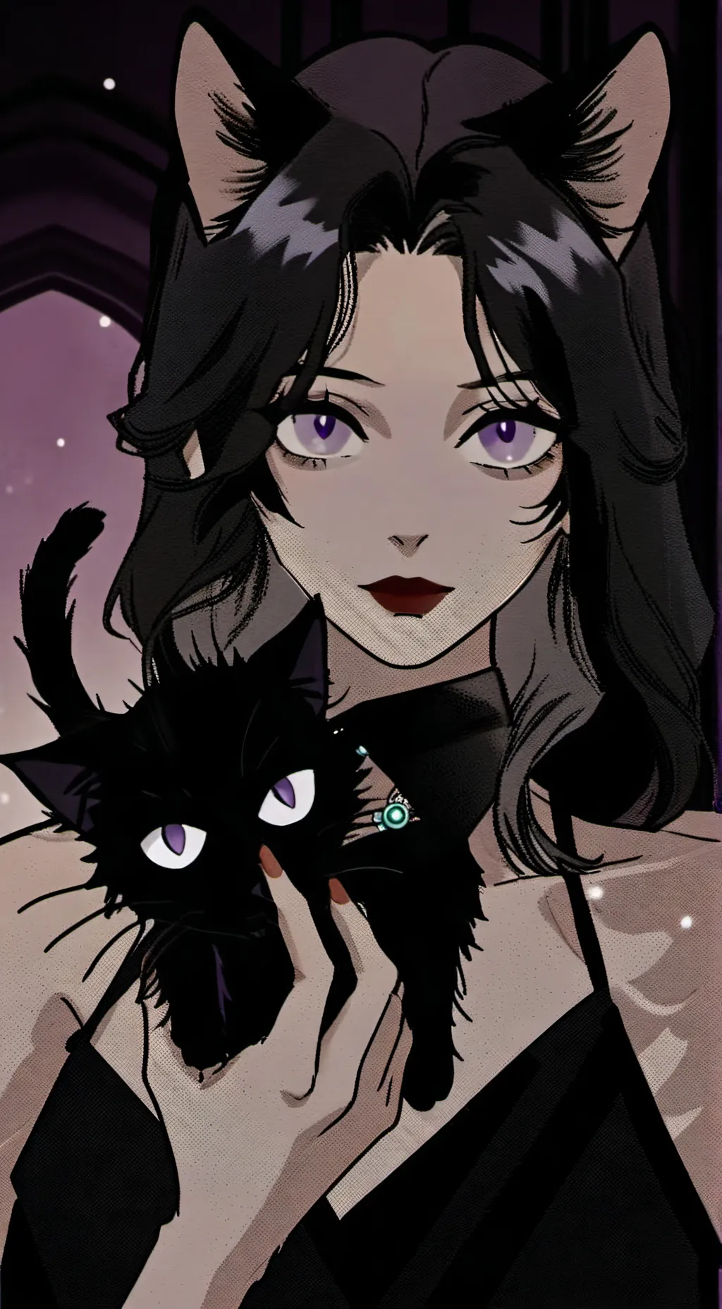 ai character: Midnight Raven Spi background