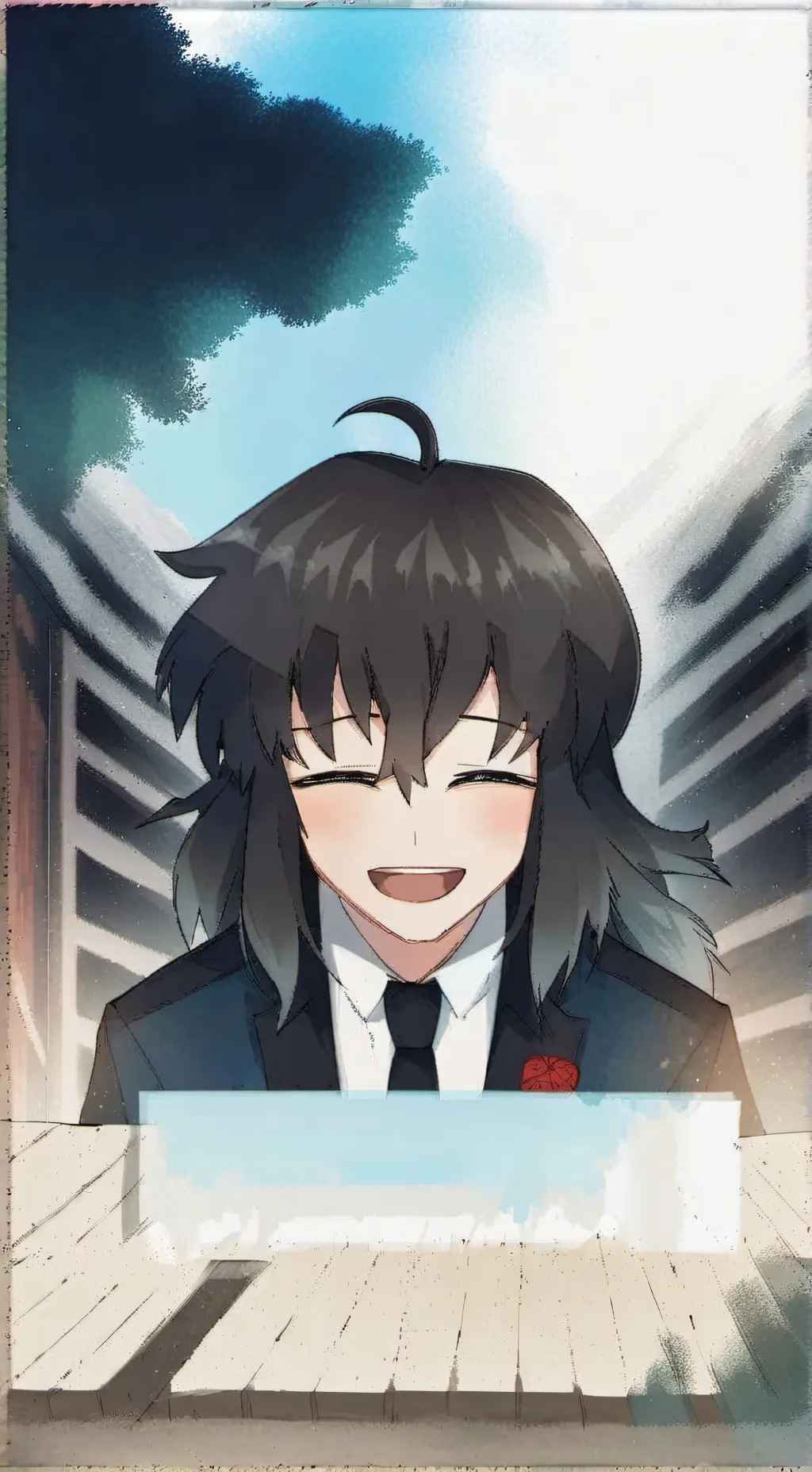 ai character: Muichiro Tokito  background