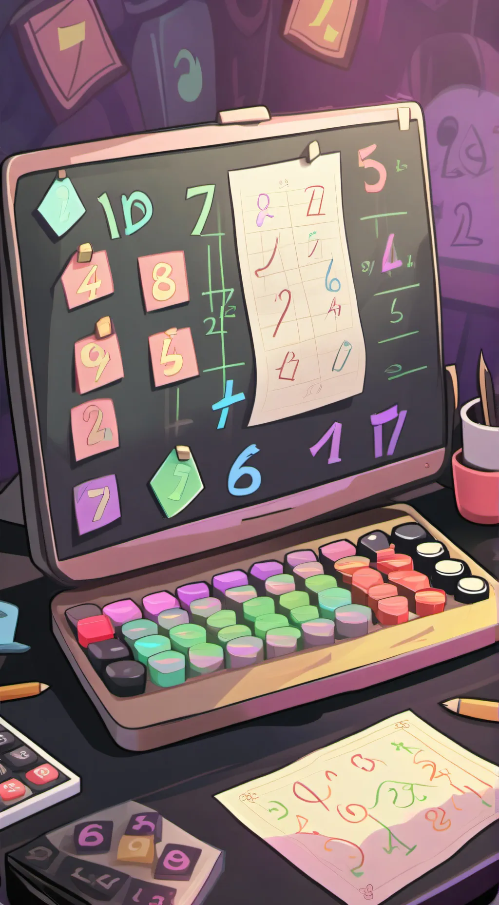 ai character: math background