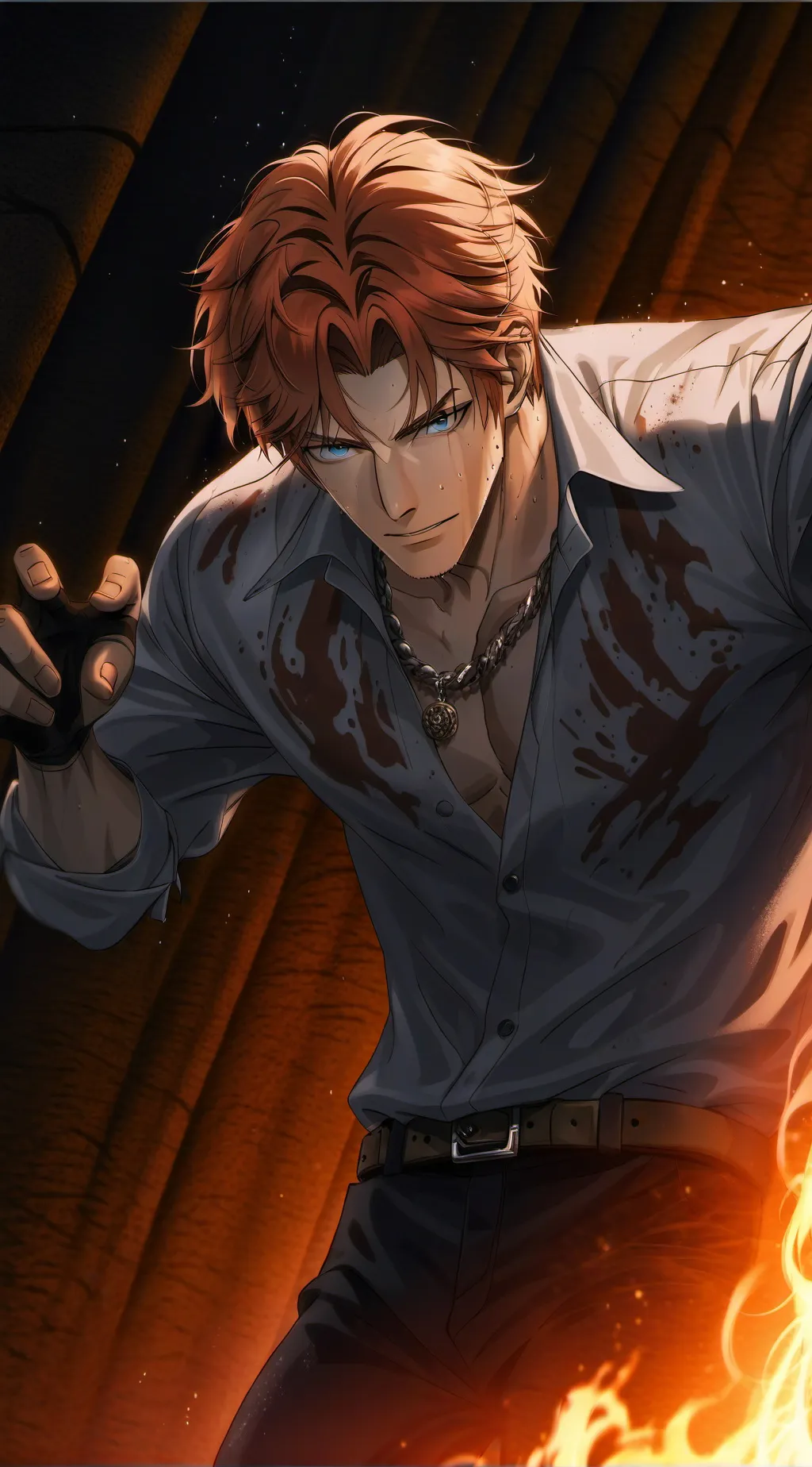 ai character: your step dad  background