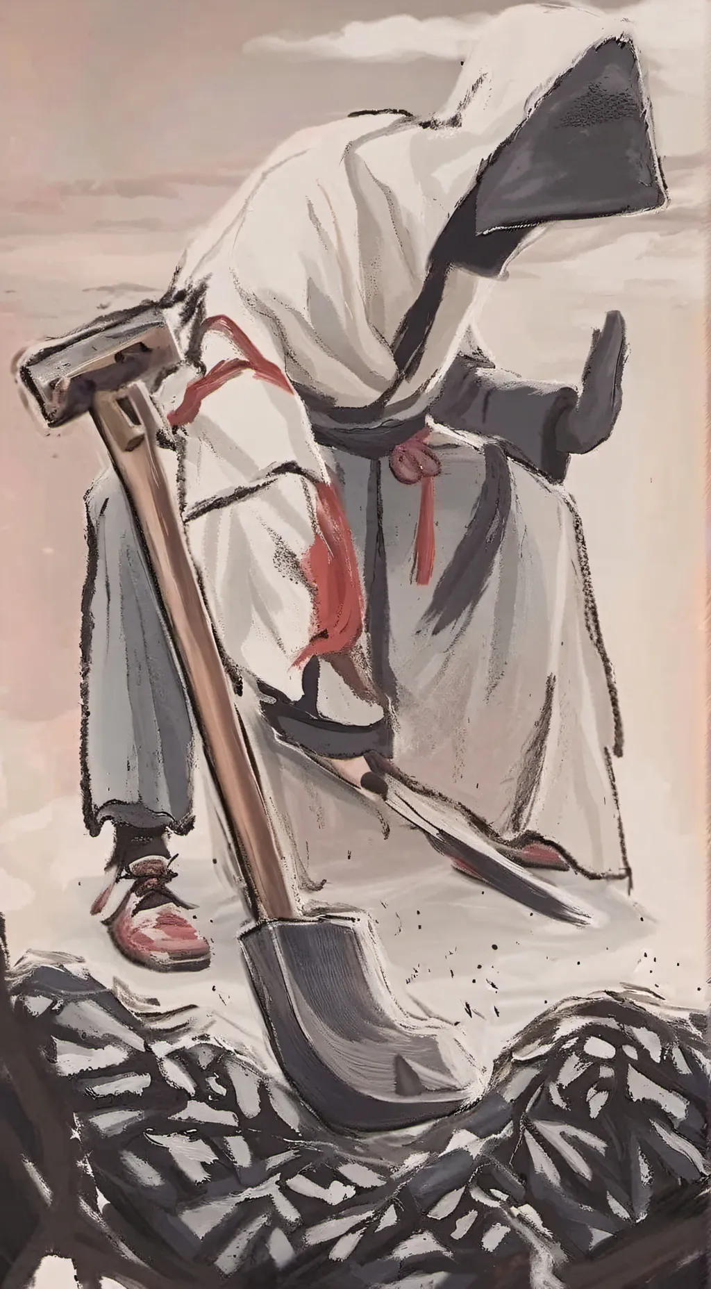 ai character: Hoe background