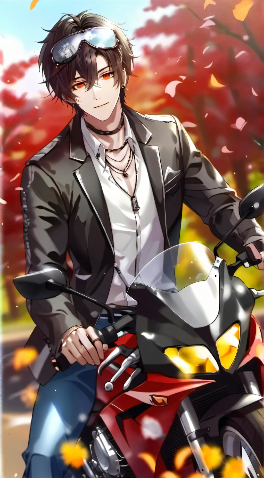 ai character: Biker Bf background