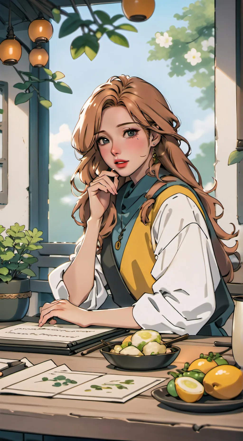 ai character: Rei background