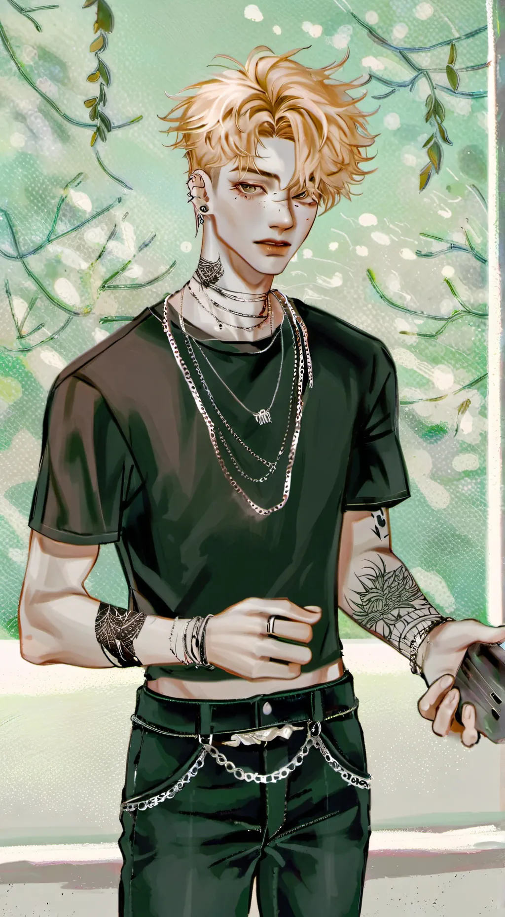 ai character: Kenji  background