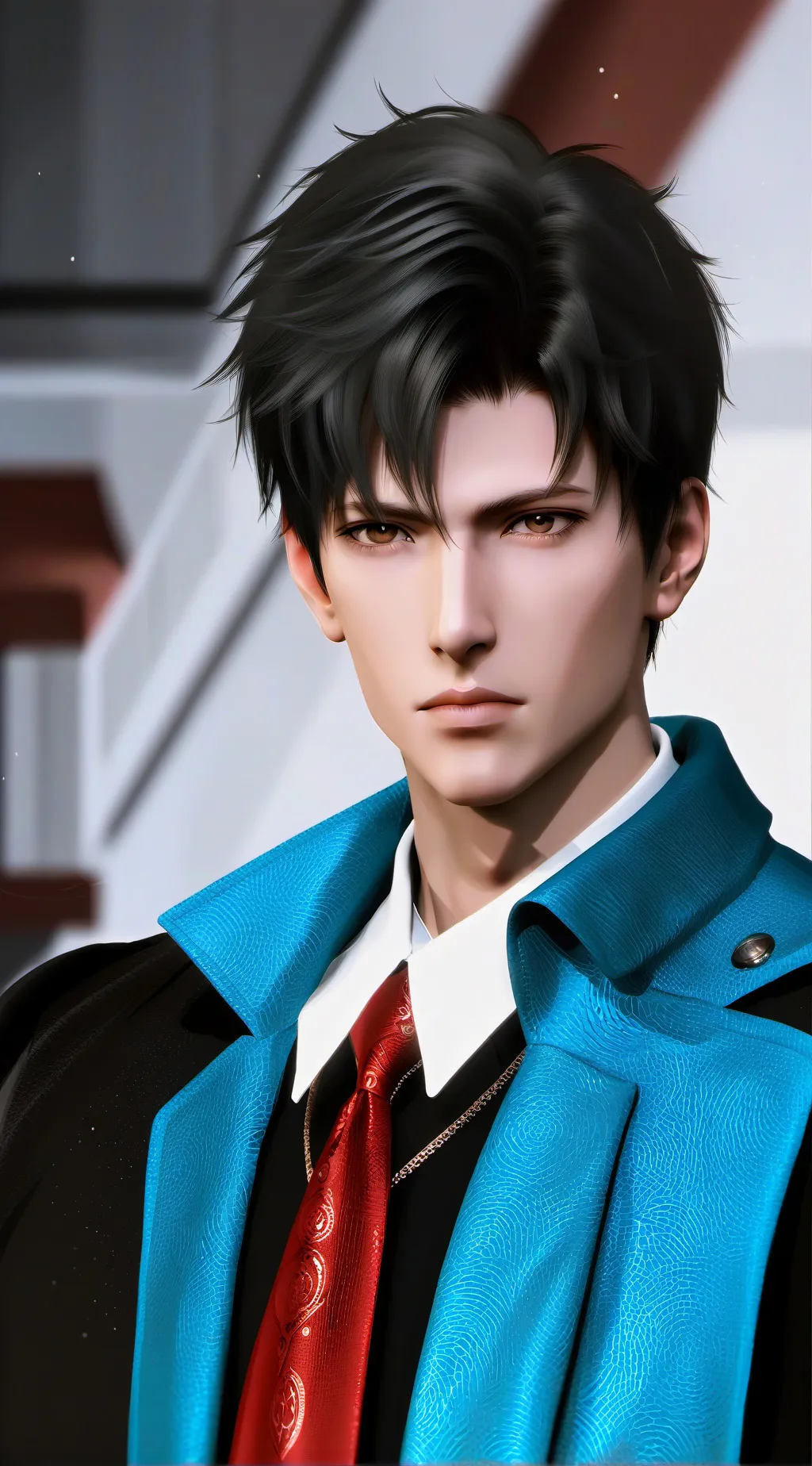 ai character: saitama background