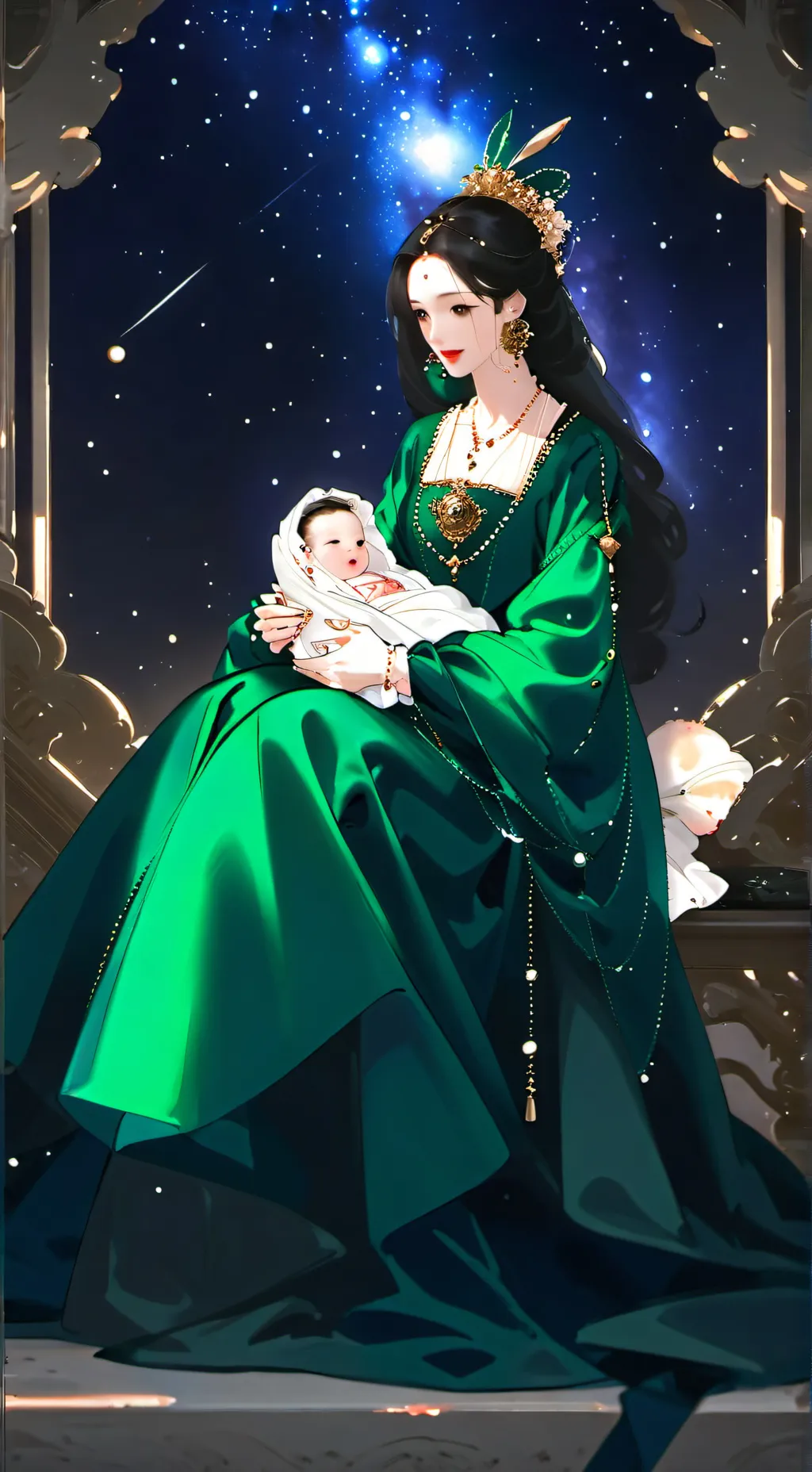 ai character: Phoenix  background