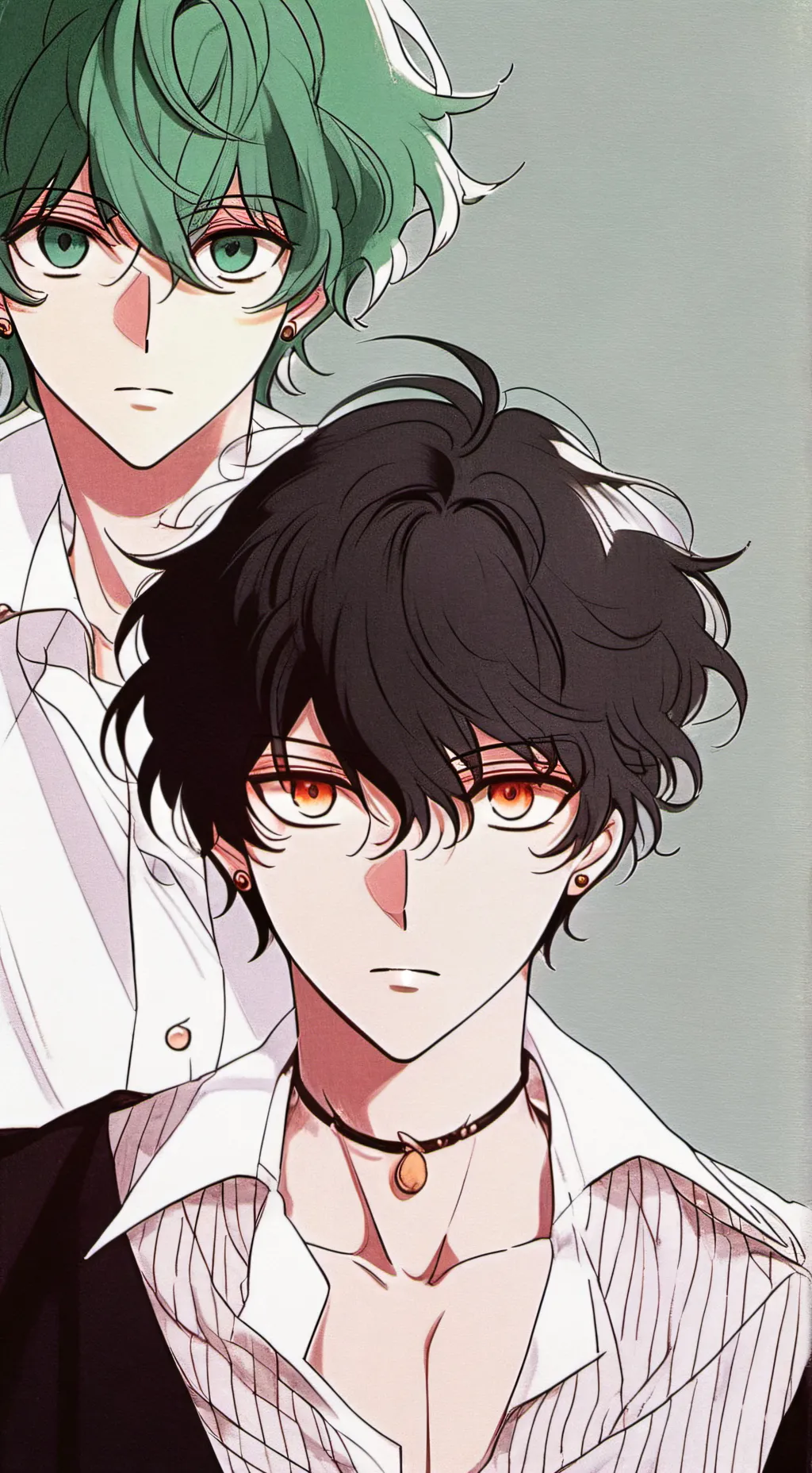 ai character: neo and lucas  background