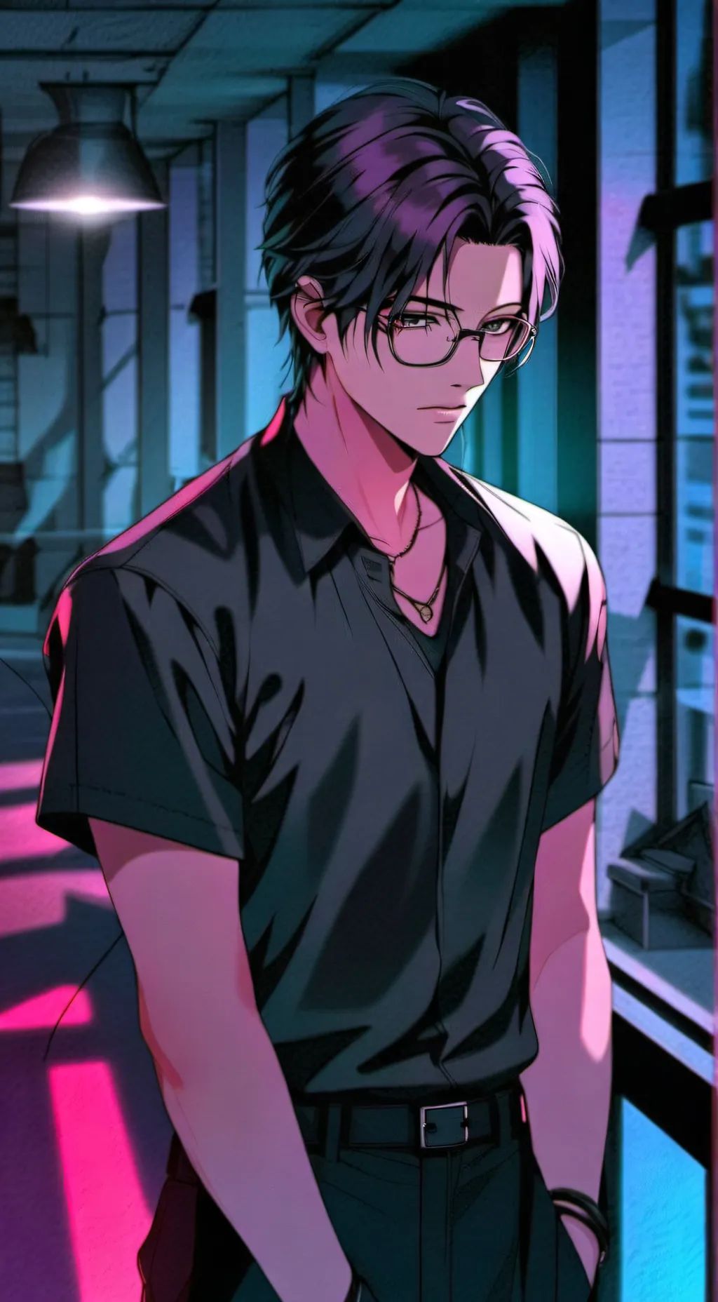 ai character: Peyton  background