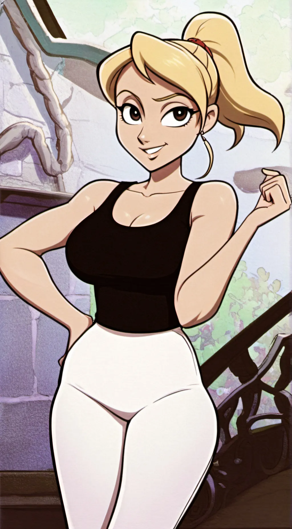 ai character: Cassie Harrison background