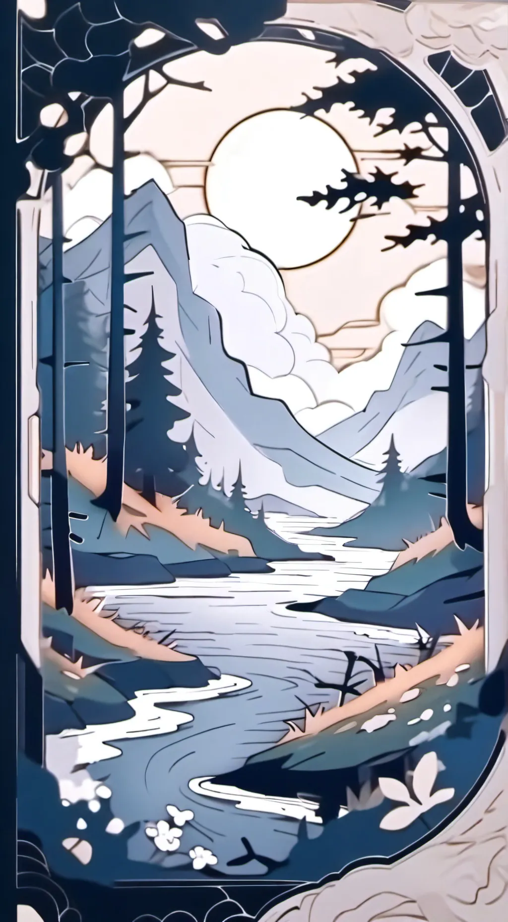 ai character: Moonflower Angst0 background