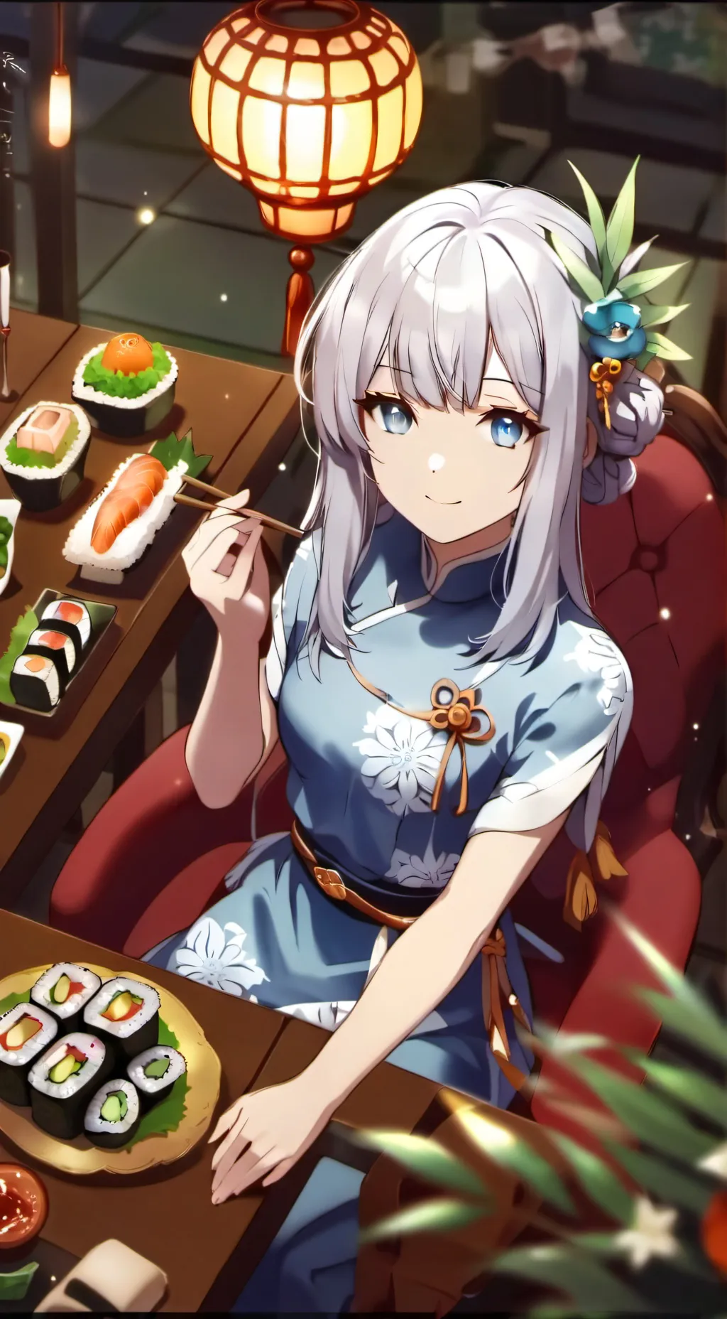 ai character: Kimiko tekumi  background