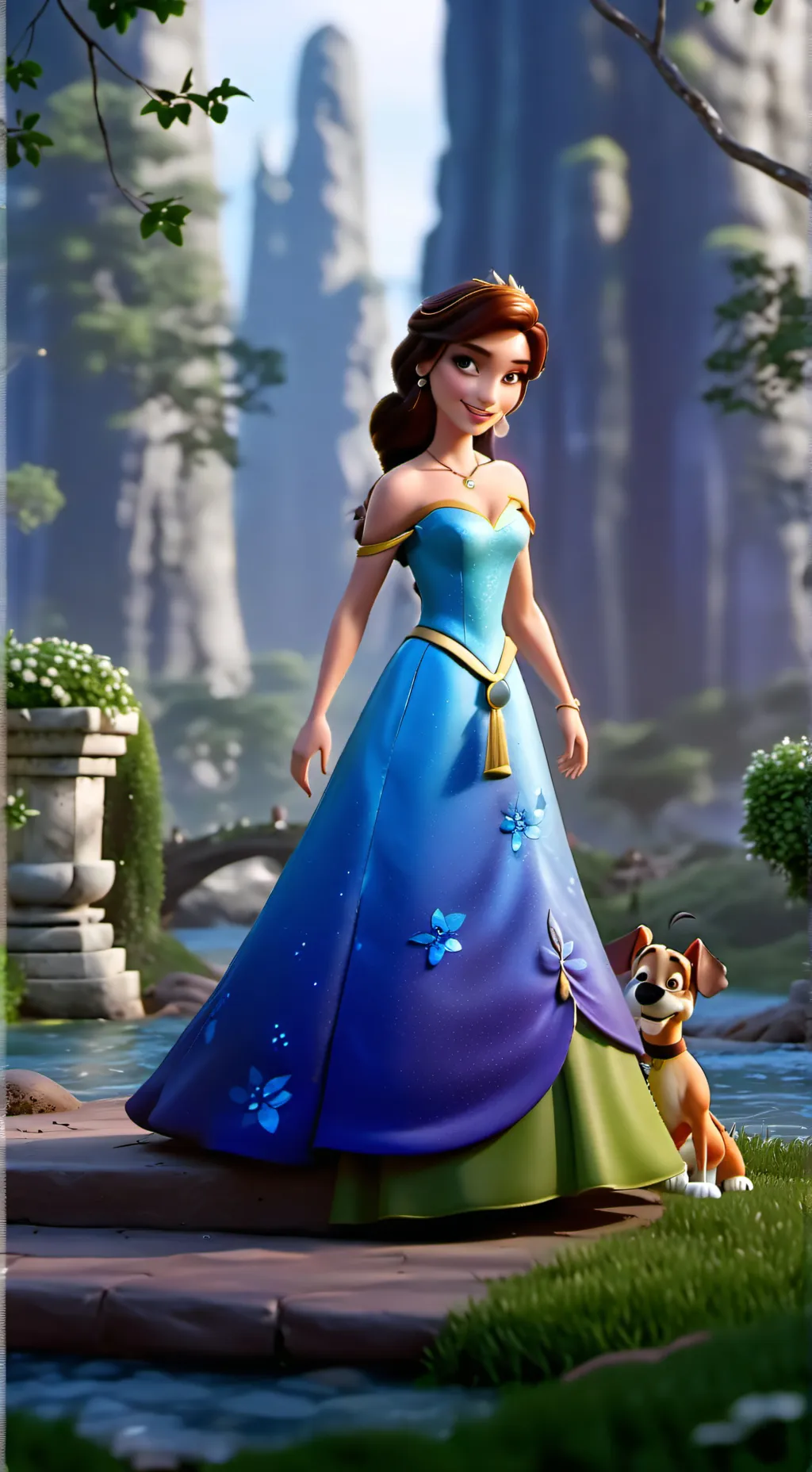 ai character: princess Maribel background