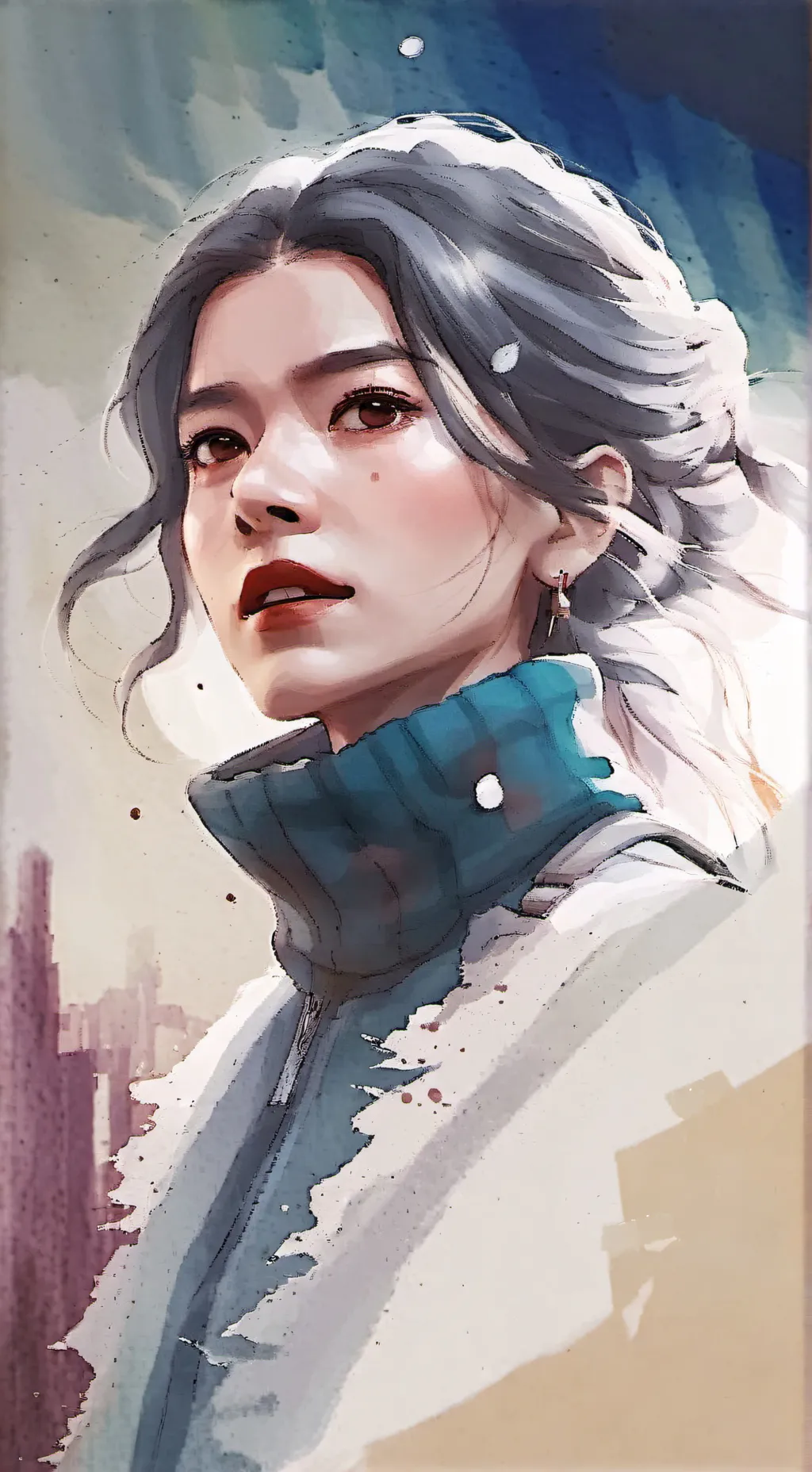 ai character: count to 100 background