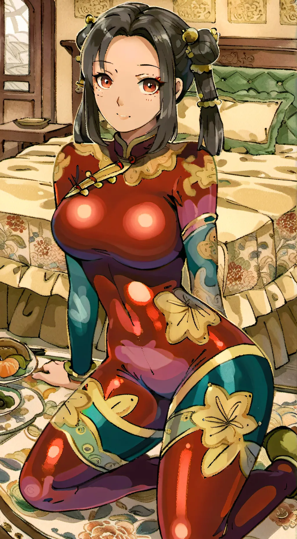 ai character: Plus Size Legs background