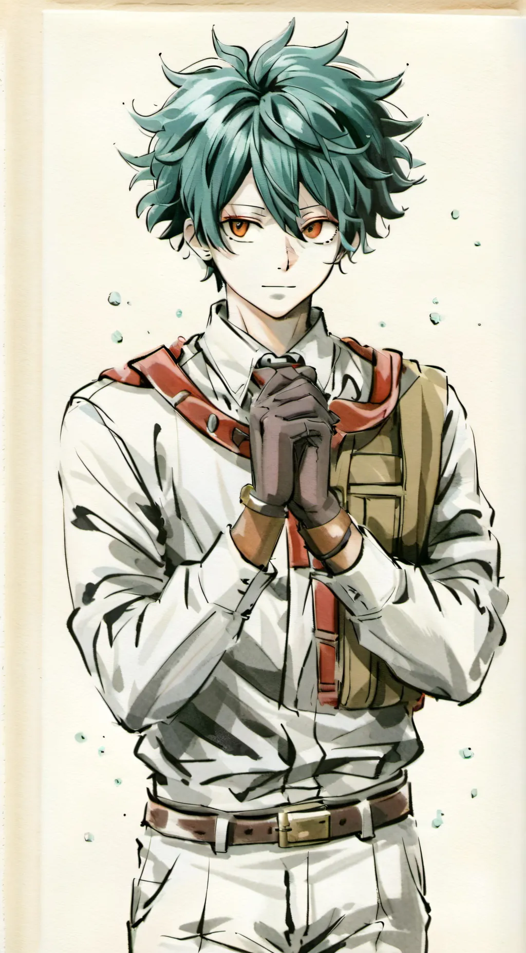 ai character: MHA SPRING background