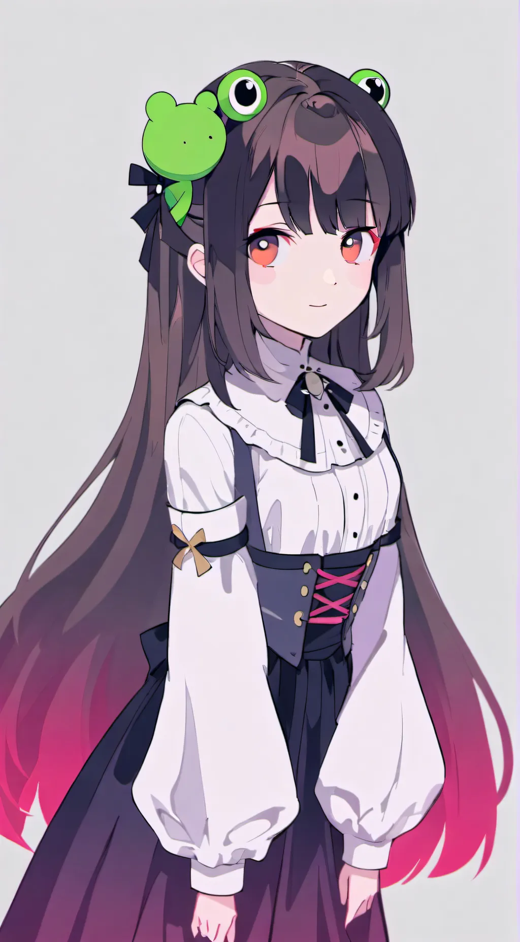 ai character: FroggygirlVR/me!!! background