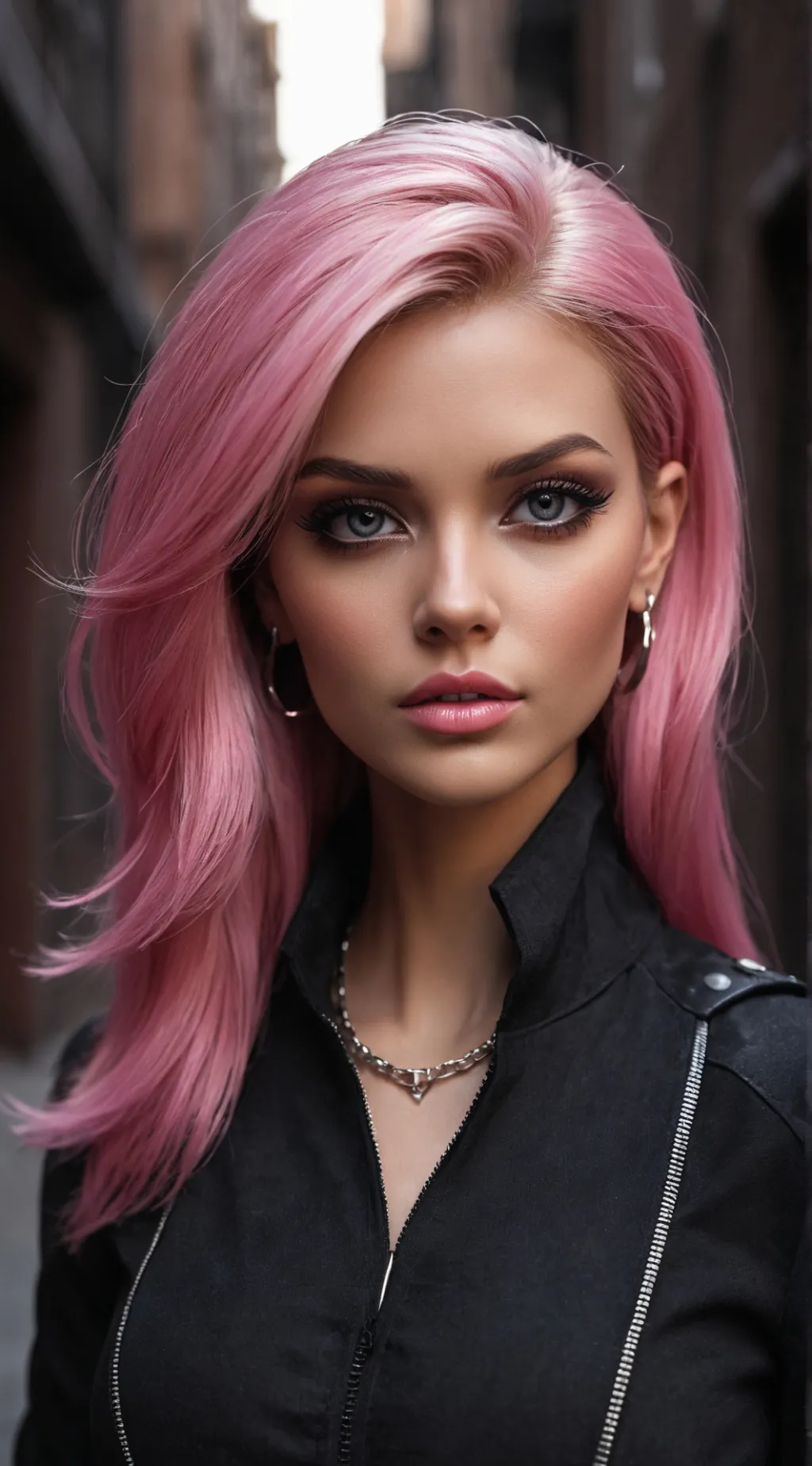 ai character: Barbie Kinky. background