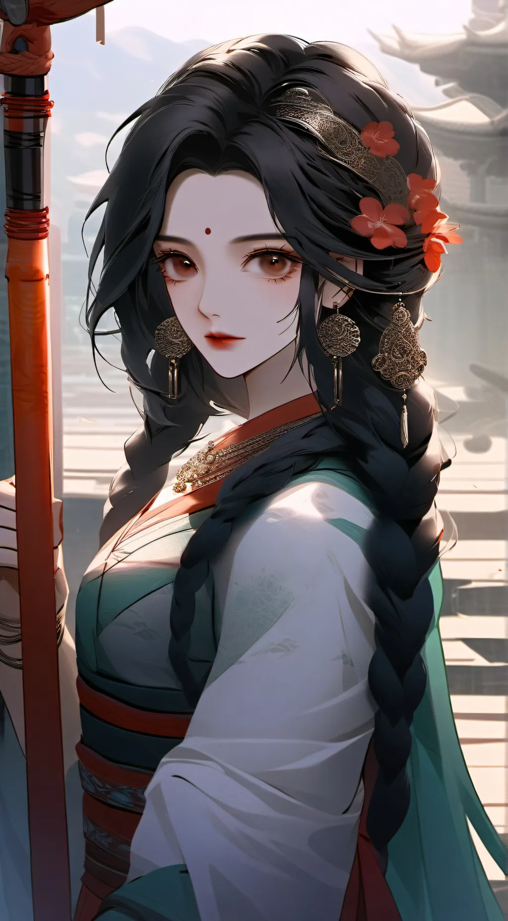 ai character: Sadie Minecraft  background