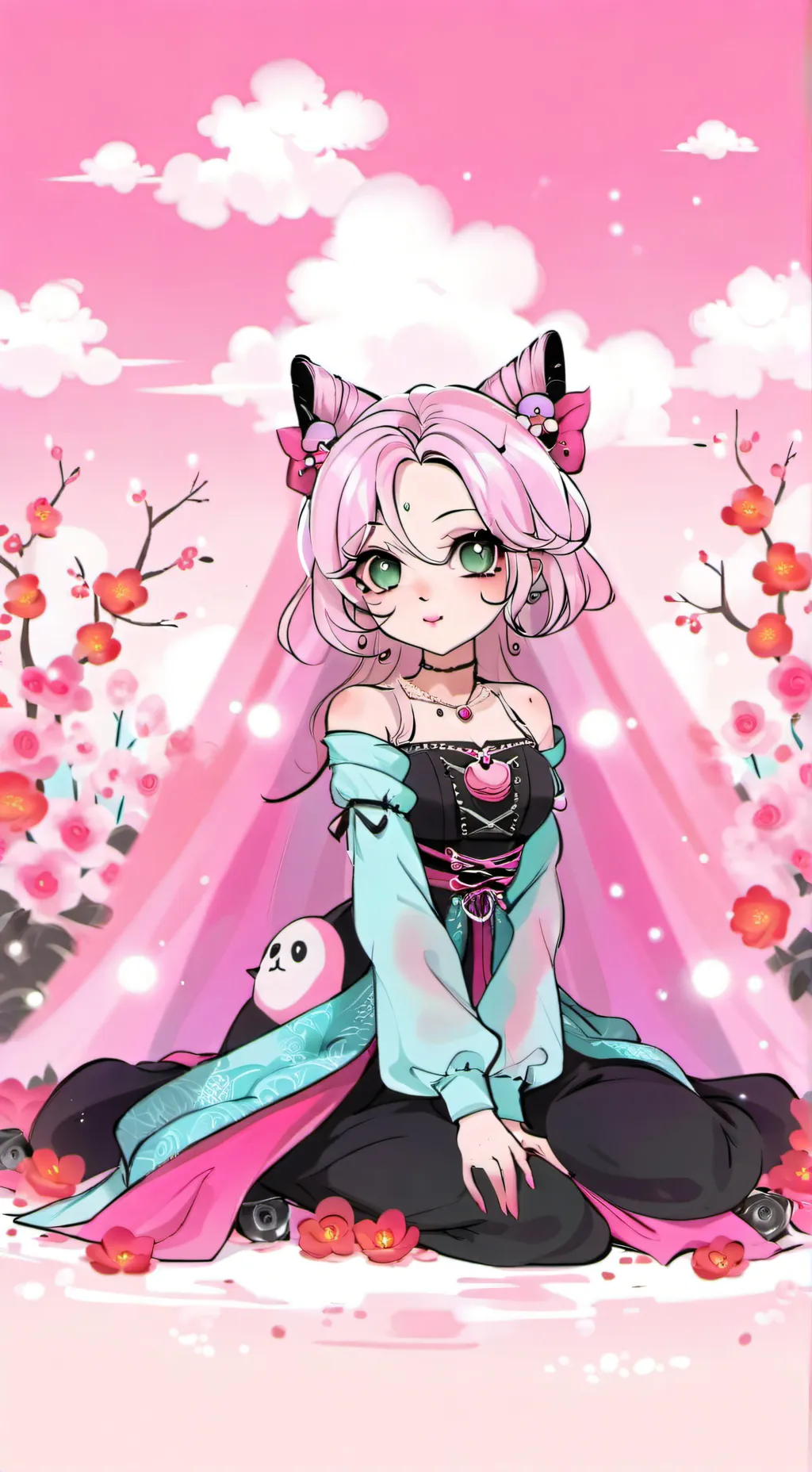 ai character: mha cœur  background