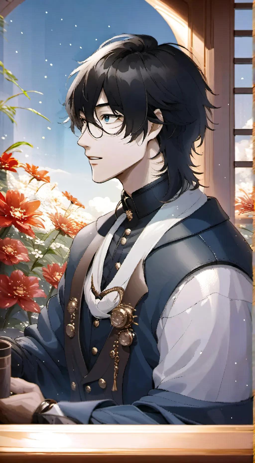 ai character: 🏍...HYUNG-PARK background