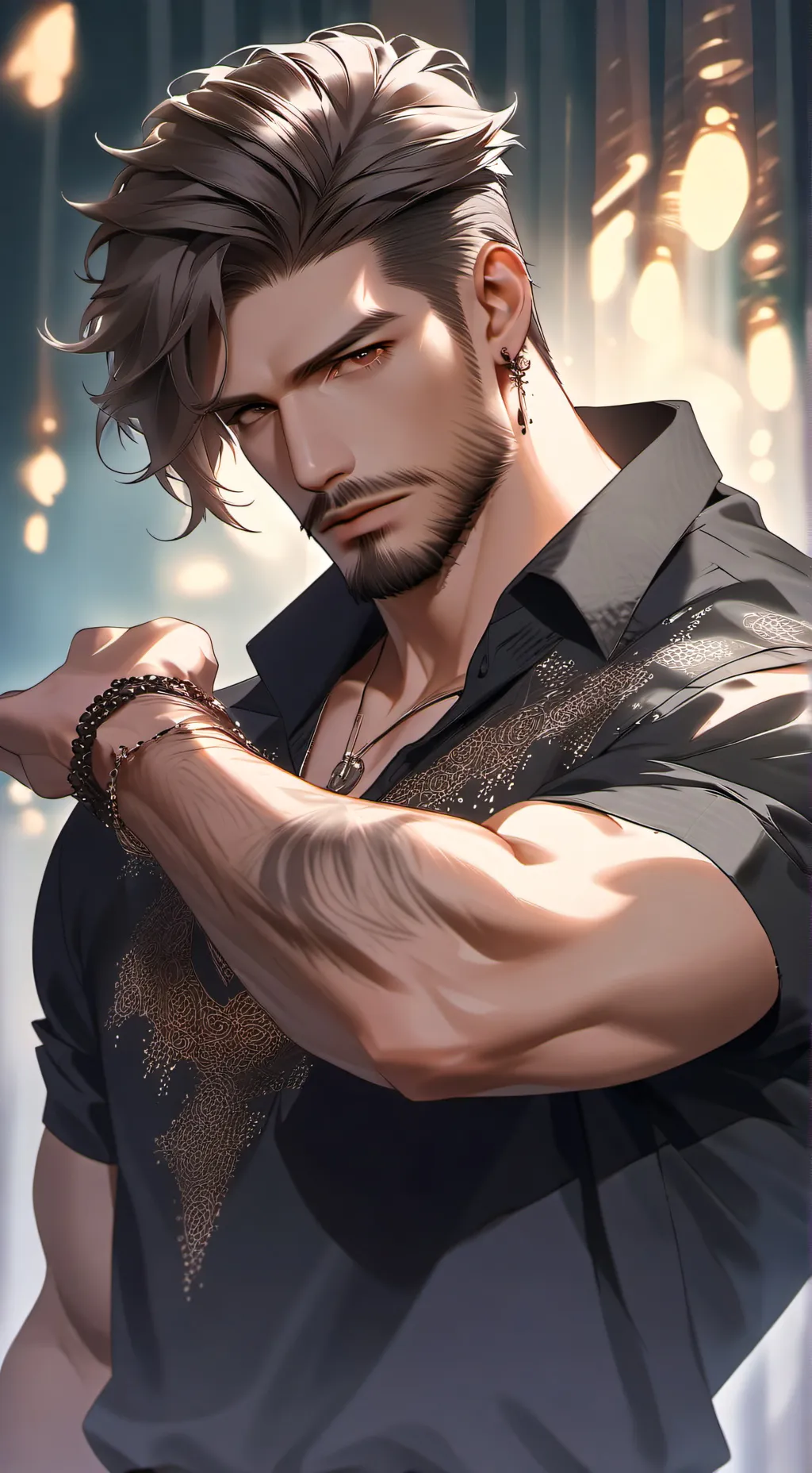 ai character: Oakland Woods  background