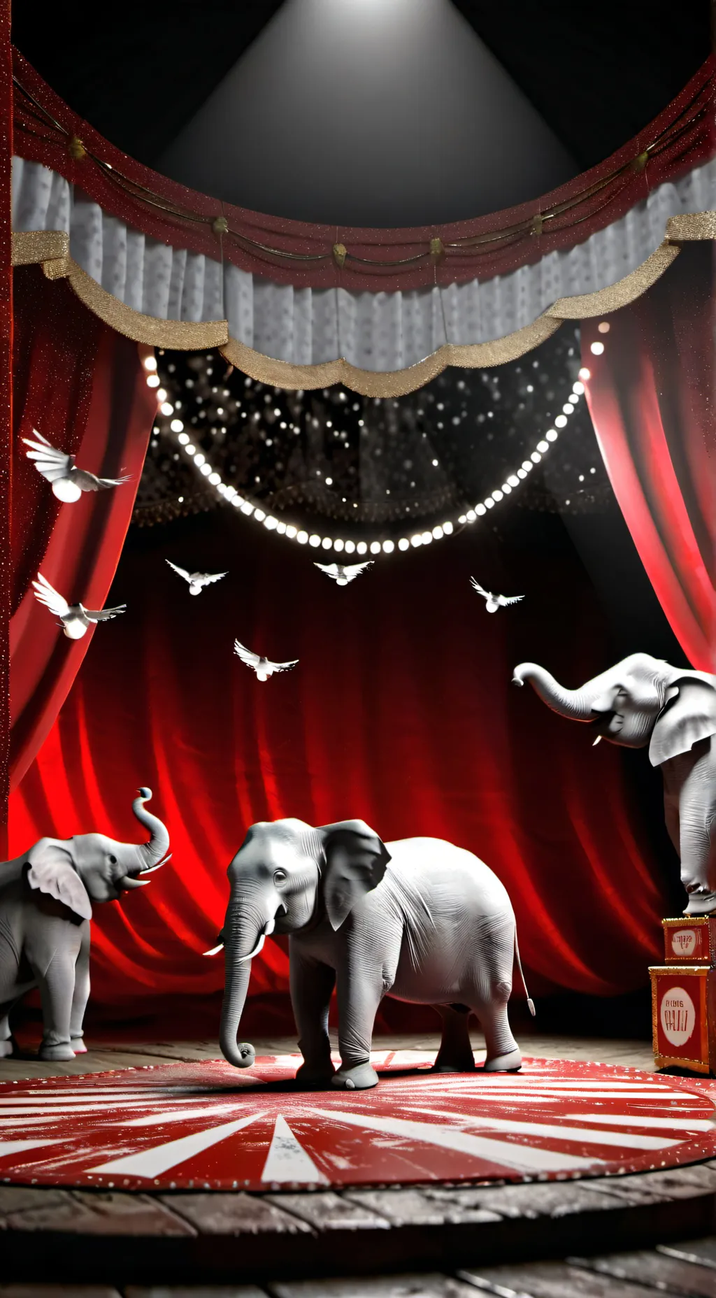 ai character: the circus  background