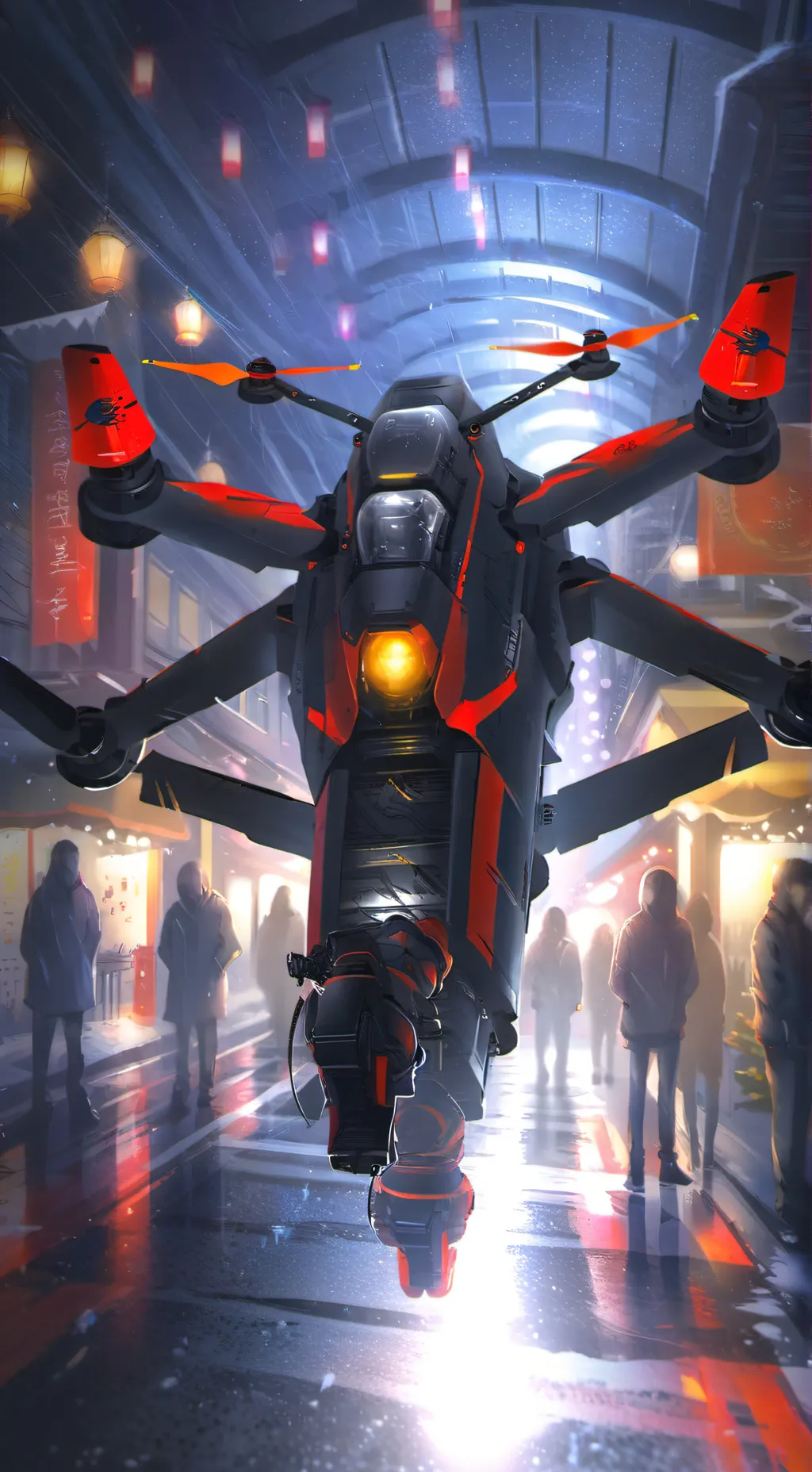 ai character: murder drones!! background
