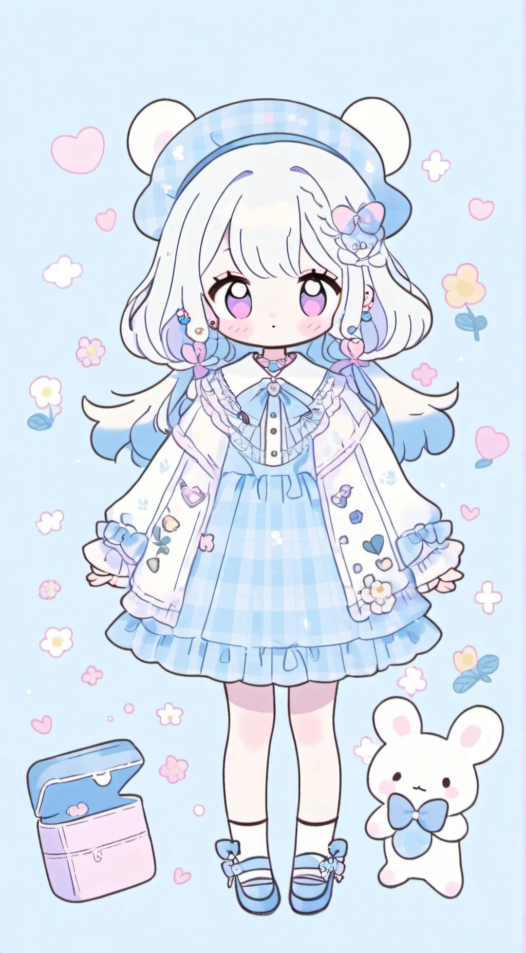 ai character: Miss Circle background